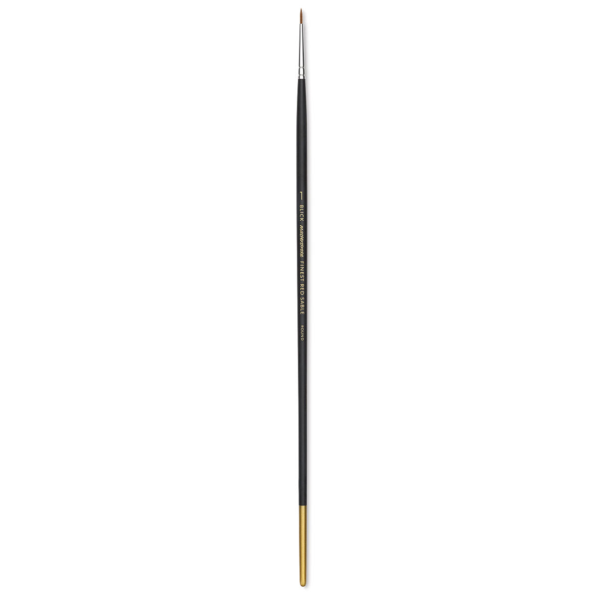 Blick Masterstroke Finest Red Sable Brush - Round, Size 1, Long Handle