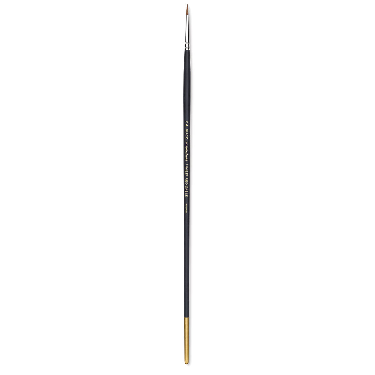 Blick Masterstroke Finest Red Sable Brush - Round, Size 2, Long Handle
