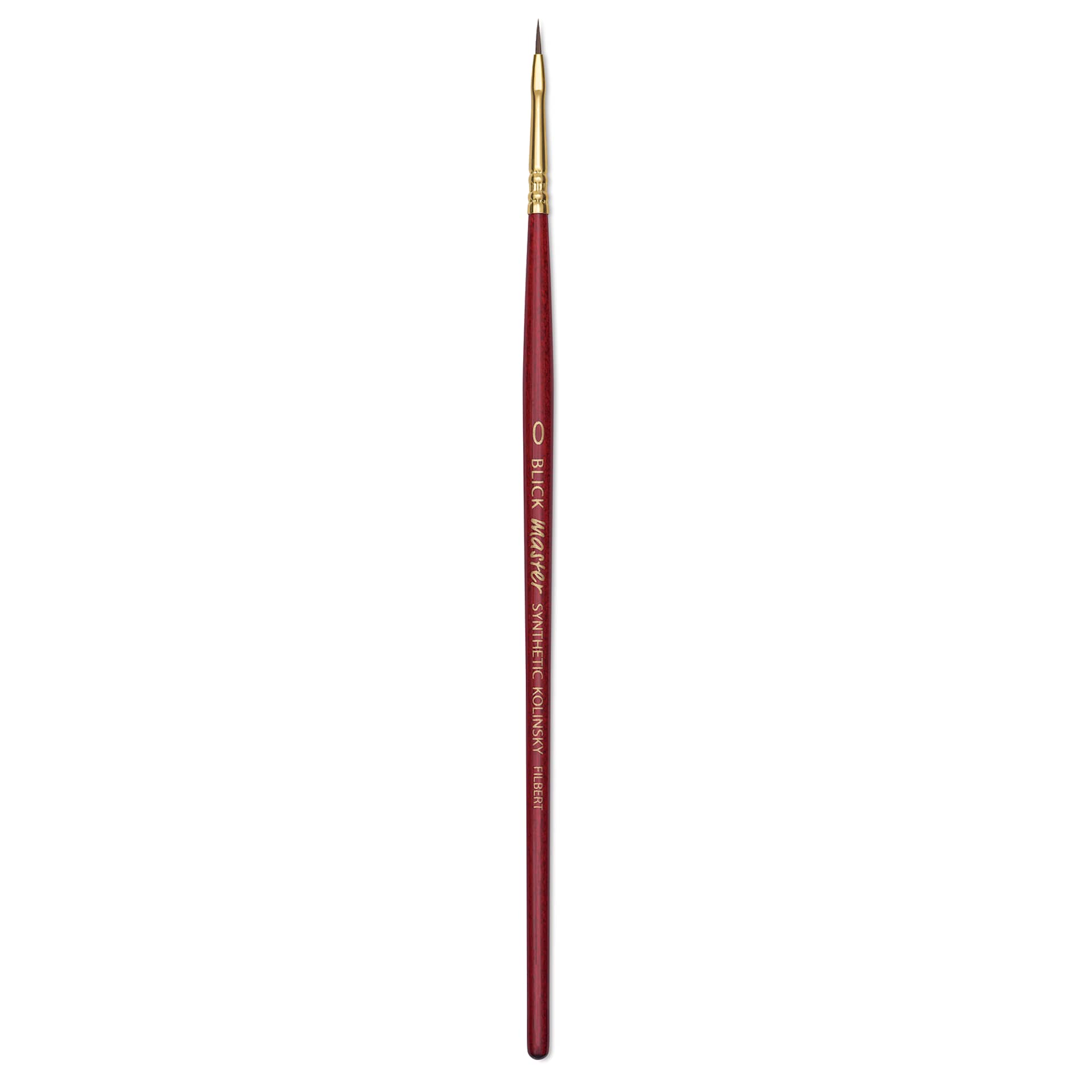 Blick Master Synthetic Kolinsky Brush - Short Handle, Filbert, Size 0