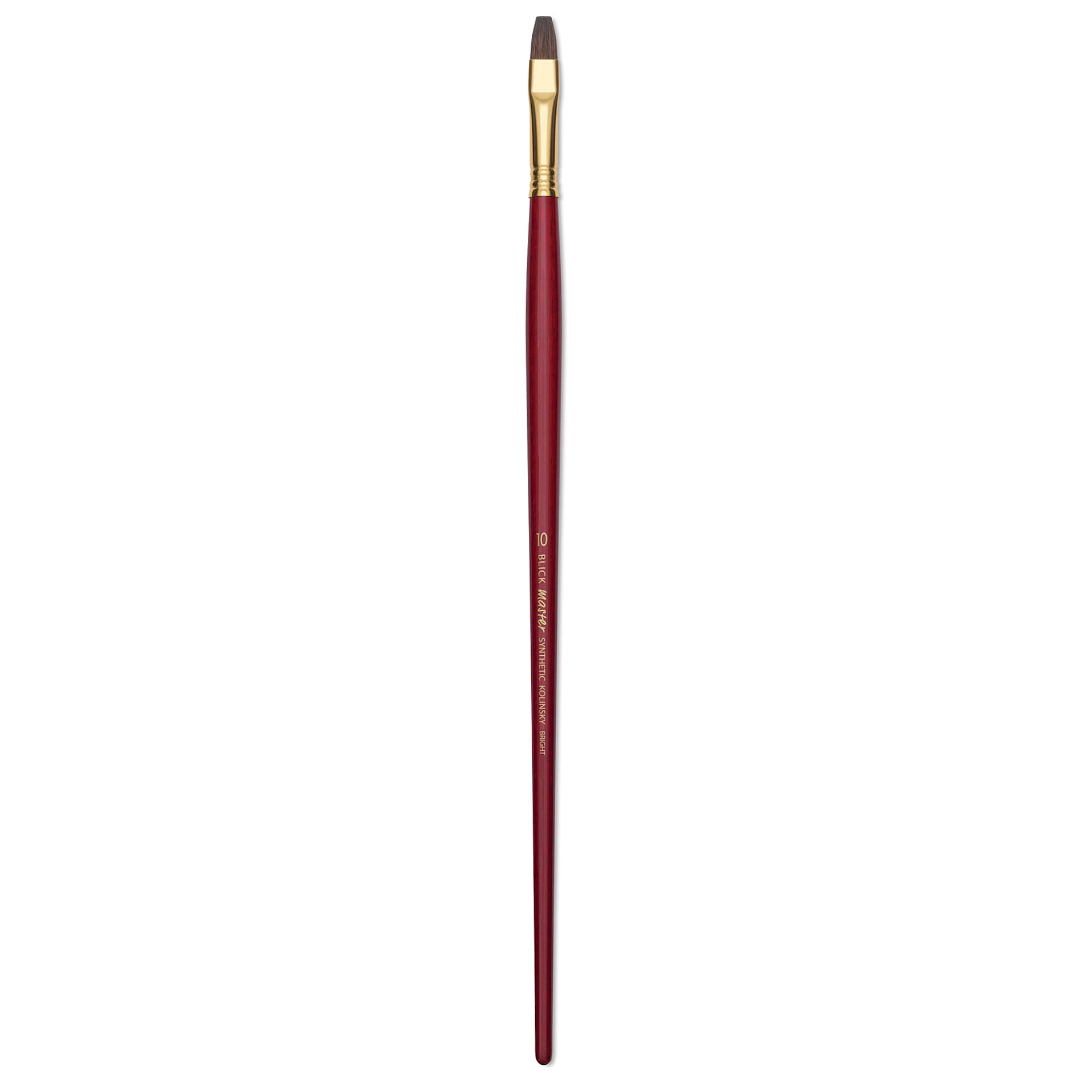 Blick Master Synthetic Kolinsky Brush - Long Handle, Bright, Size 10