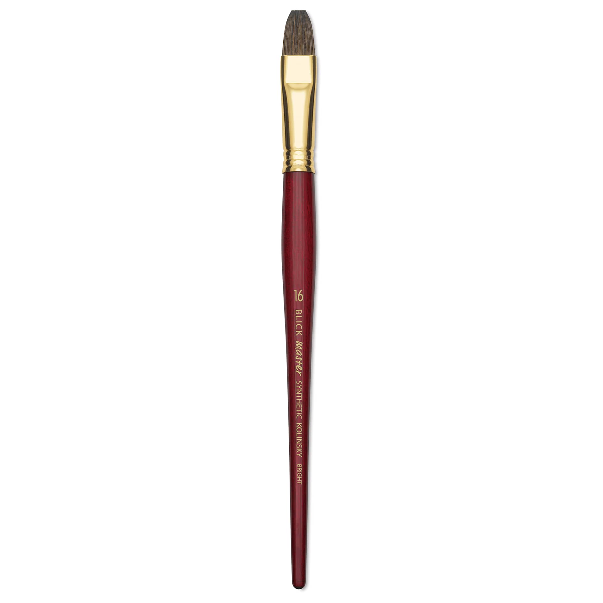 Blick Master Synthetic Kolinsky Brush - Short Handle, Bright, Size 16