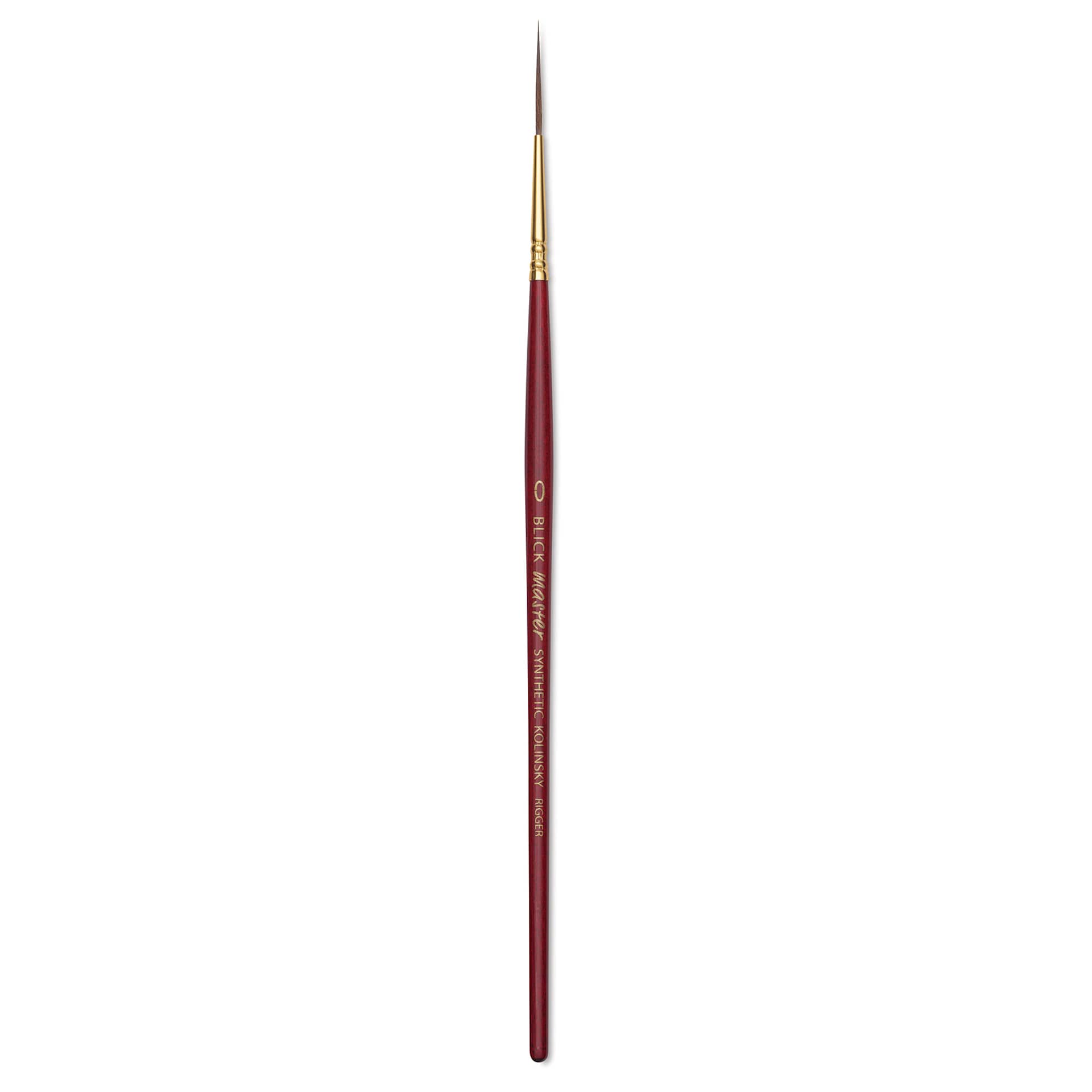 Blick Master Synthetic Kolinsky Brush - Short Handle, Rigger, Size 0