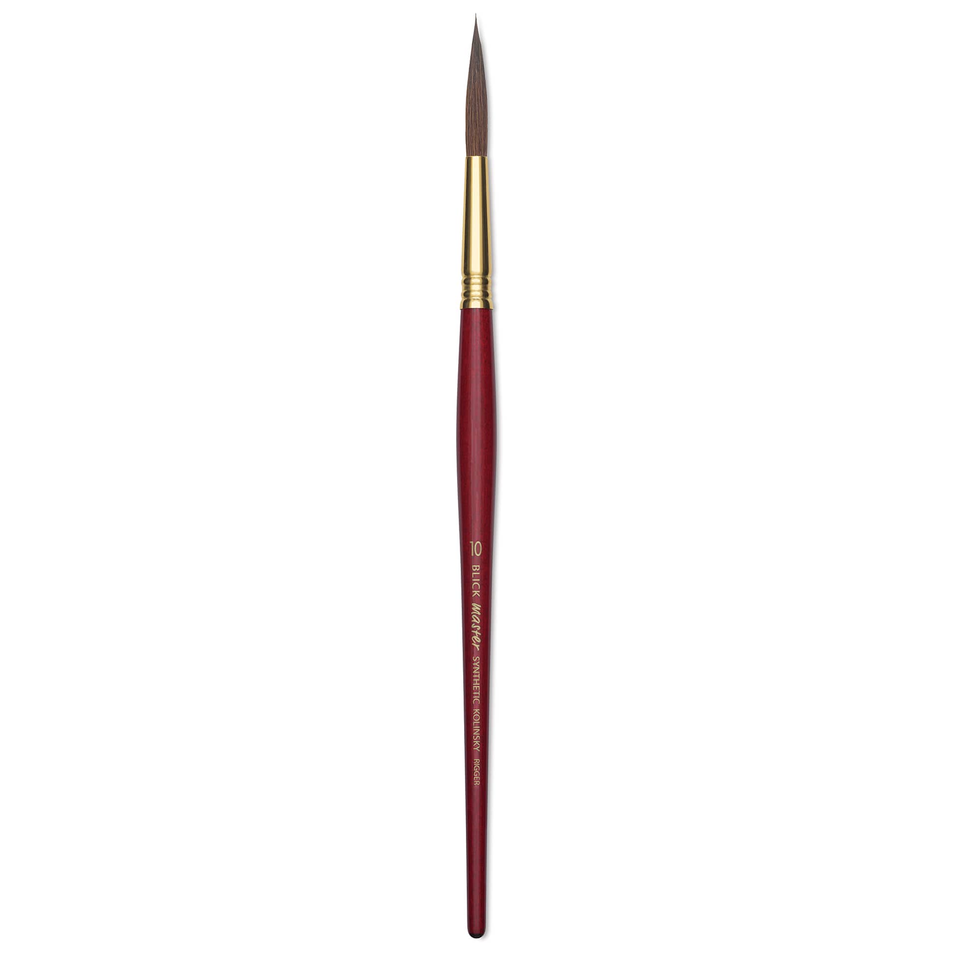 Blick Master Synthetic Kolinsky Brush - Short Handle, Rigger, Size 10