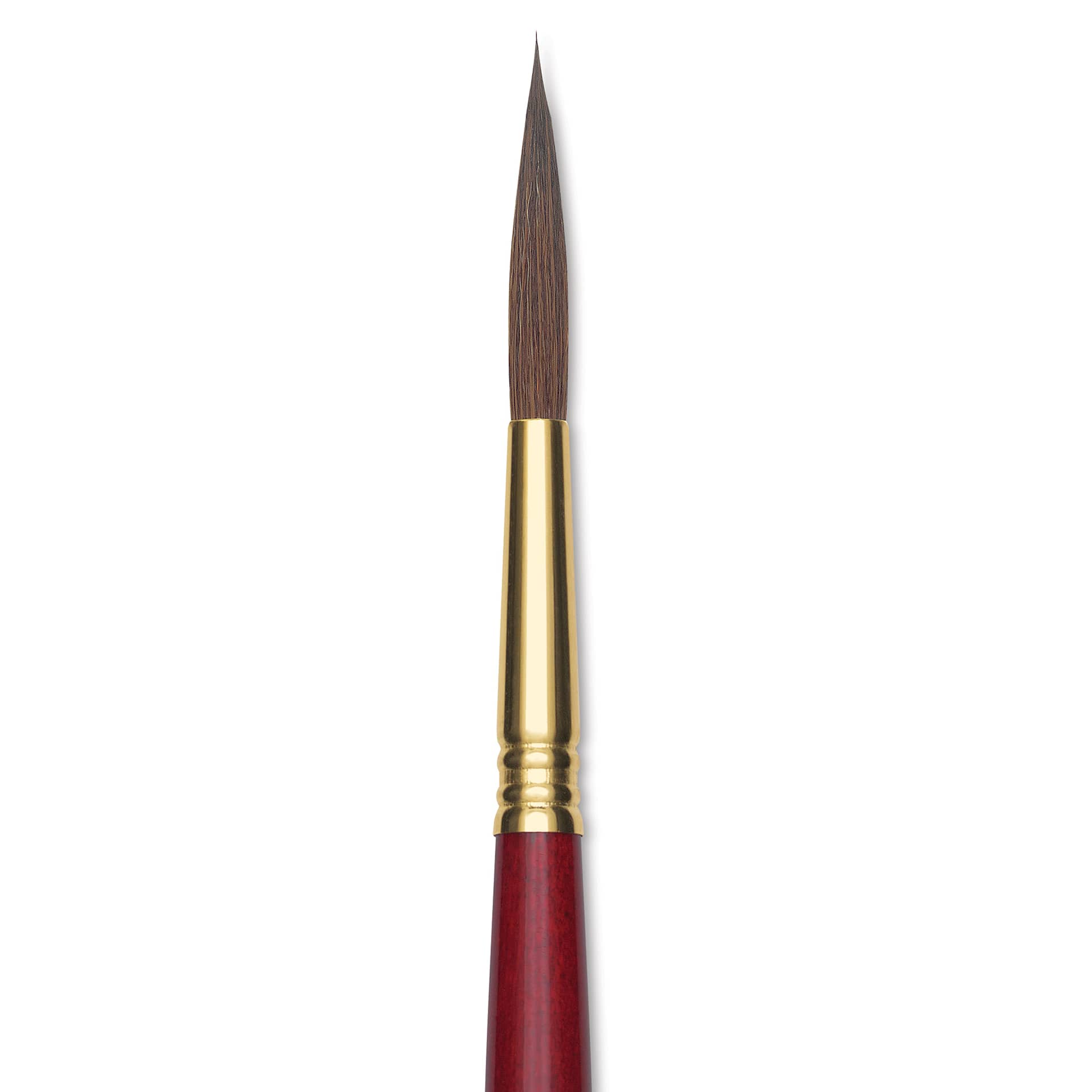 Blick Master Synthetic Kolinsky Brush - Short Handle, Rigger, Size 10, close-up