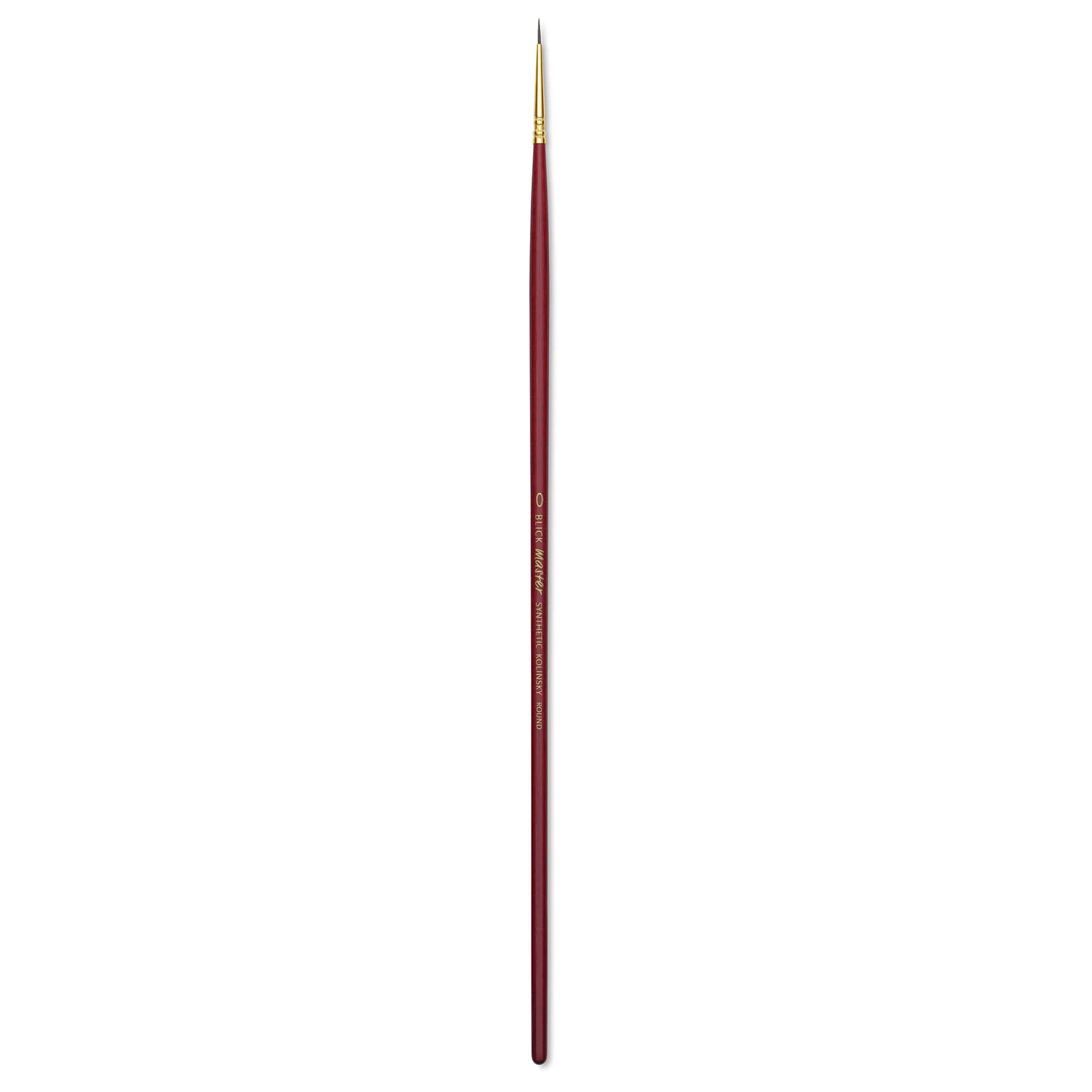 Blick Master Synthetic Kolinsky Brush - Long Handle, Round, Size 0
