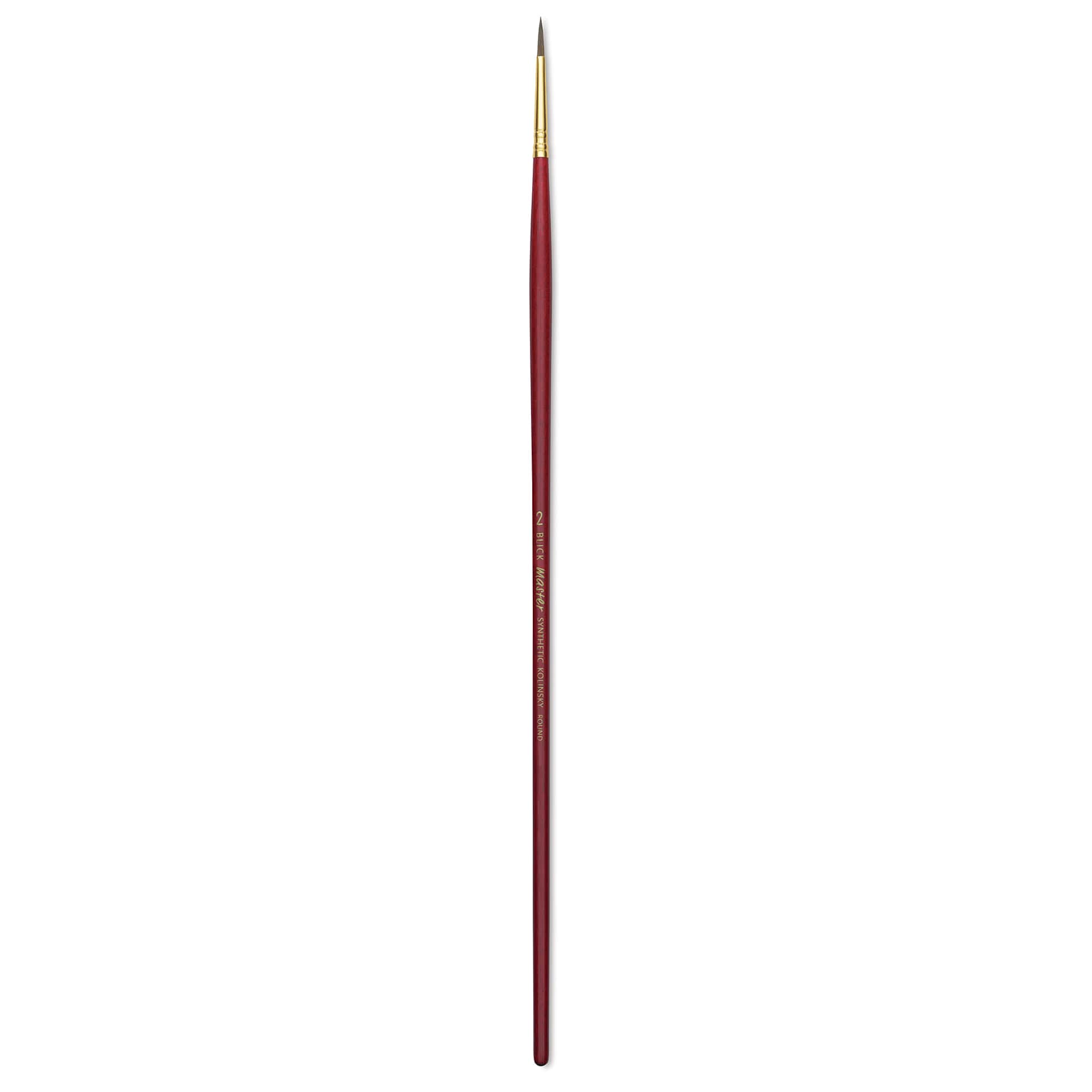 Blick Master Synthetic Kolinsky Brush - Long Handle, Round, Size 2