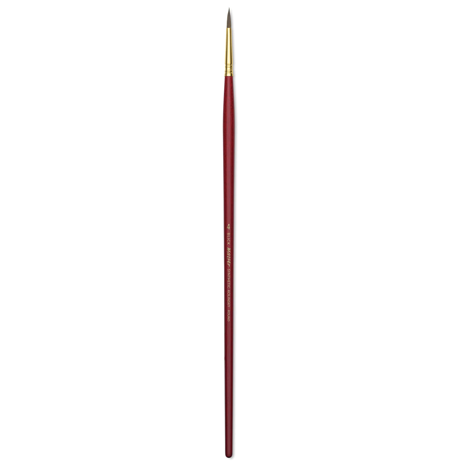 Blick Master Synthetic Kolinsky Brush - Long Handle, Round, Size 4