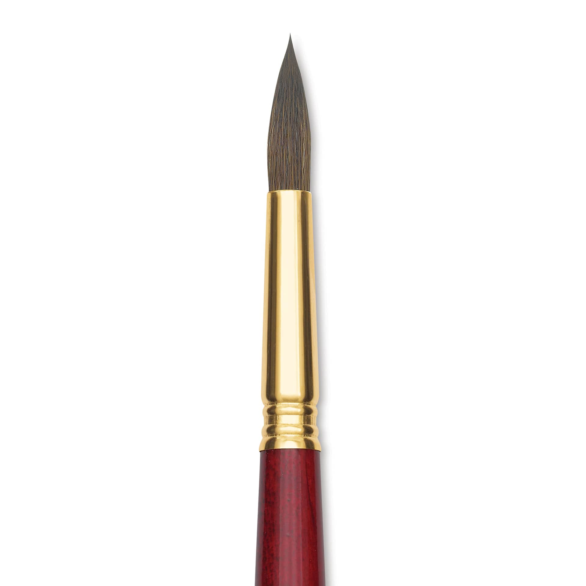 Blick Master Synthetic Kolinsky Brush - Long Handle, Round, Size 14, close-up