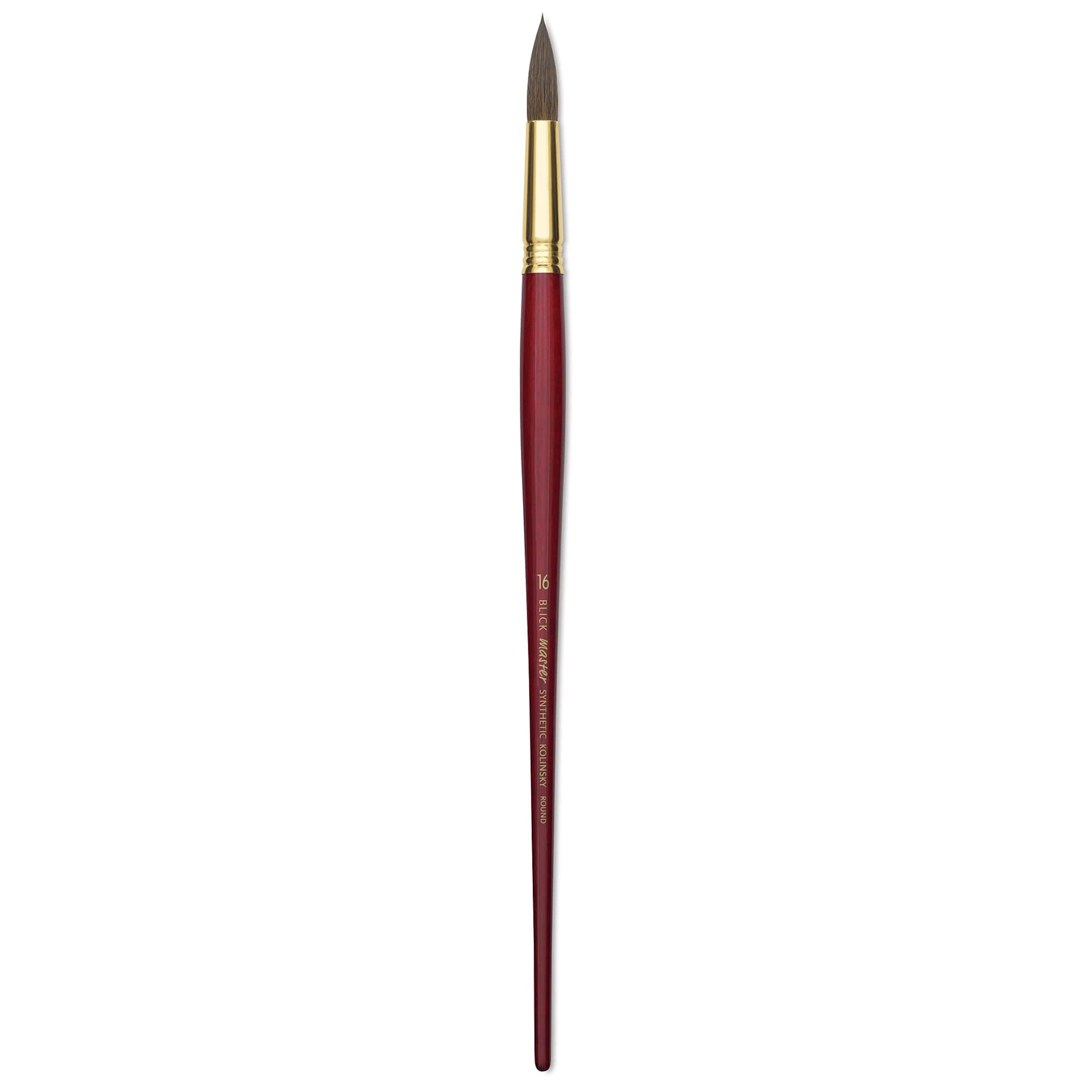 Blick Master Synthetic Kolinsky Brush - Long Handle, Round, Size 16