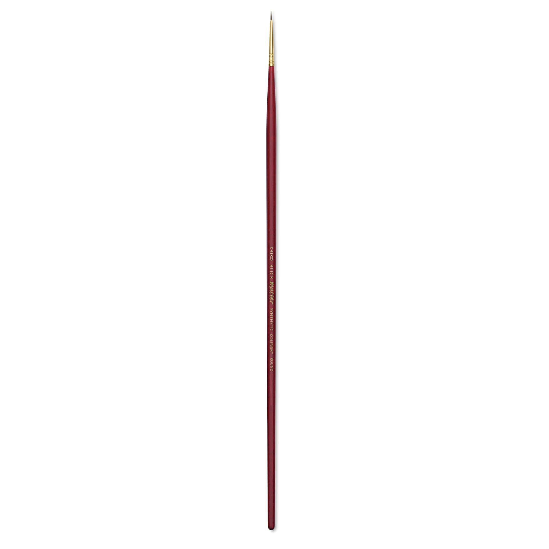 Blick Master Synthetic Kolinsky Brush - Long Handle, Round, Size 2/0