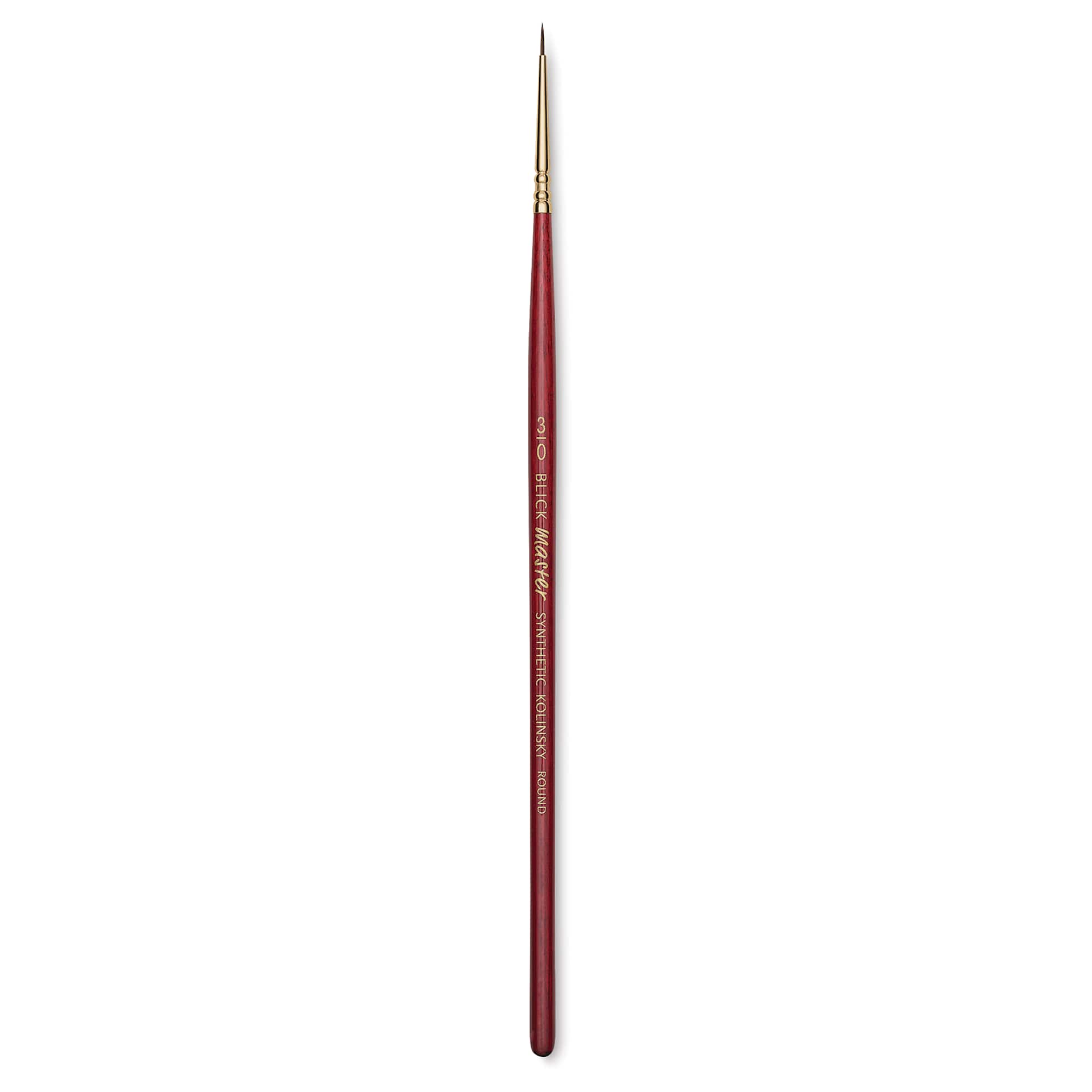Blick Master Synthetic Kolinsky Brush - Round, Short Handle, Size 3/0