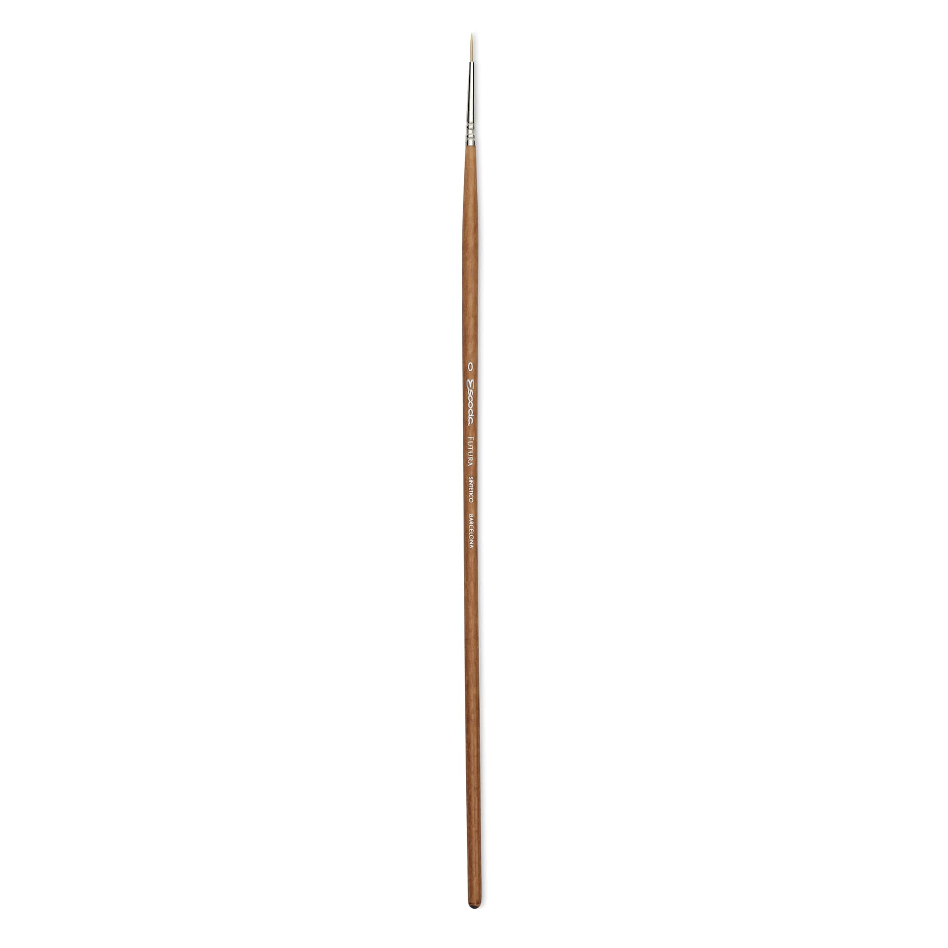 Escoda Futura Synthetic Bristle Brush - Series 5400, Round, Size 0, Long Handle