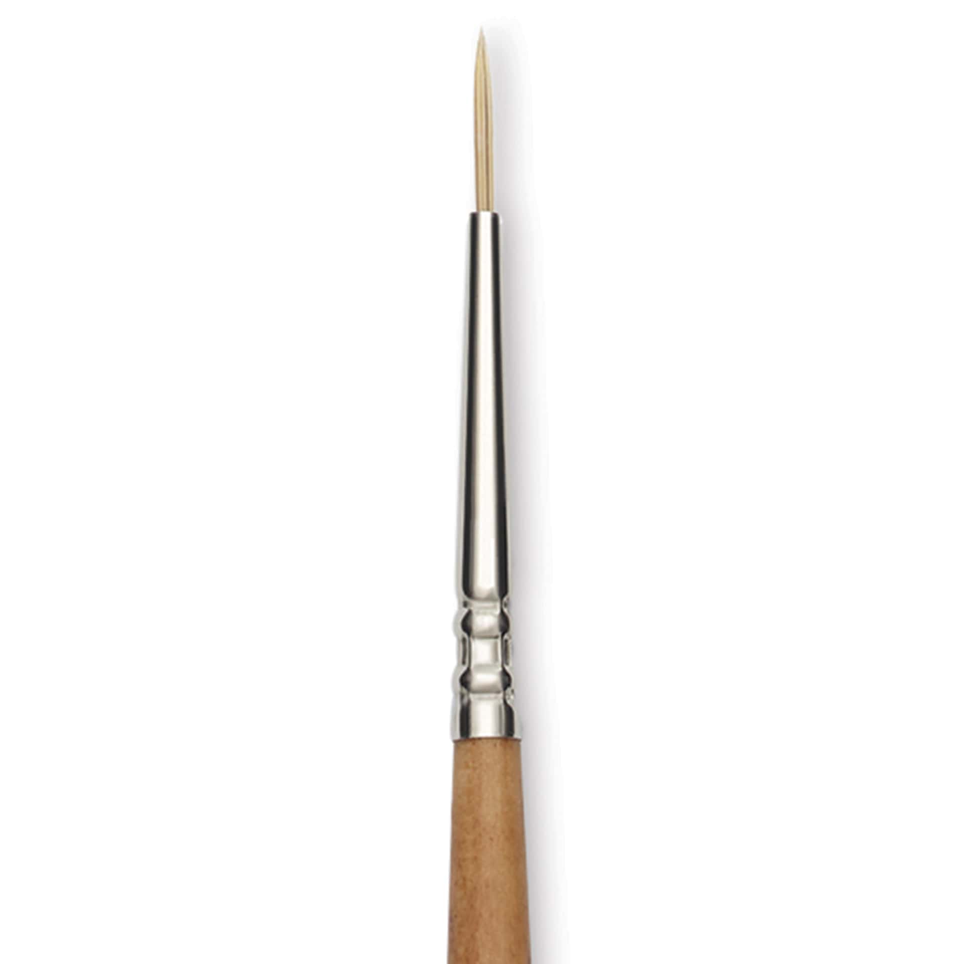 Escoda Futura Synthetic Bristle Brush - Series 5400, Round, Size 0, Long Handle, close-up