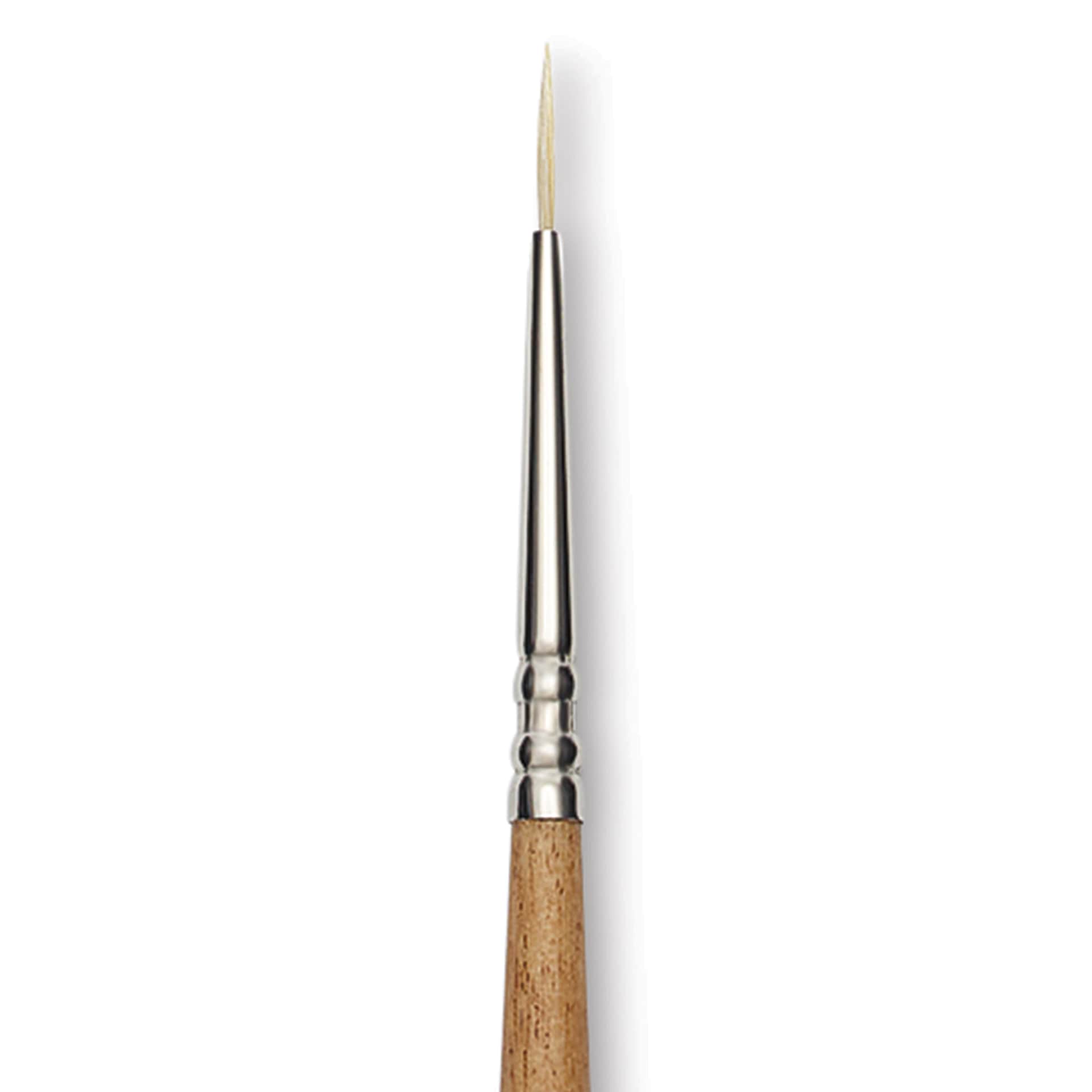 Escoda Futura Synthetic Bristle Brush - Series 5400, Round, Size 2/0, Long Handle, close-up