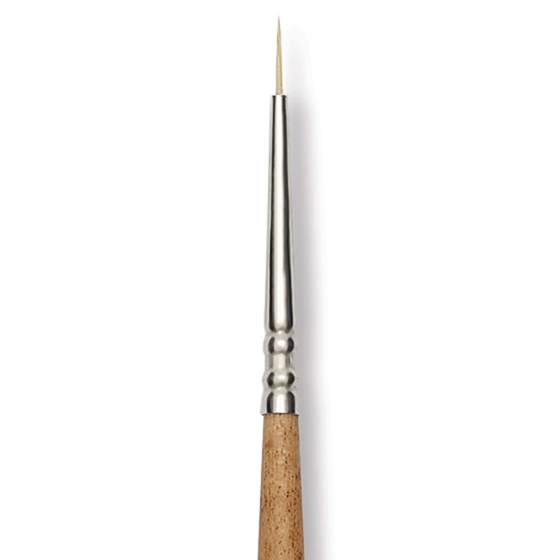 Escoda Futura Synthetic Bristle Brush - Series 5400, Round, Size 3/0, Long Handle, close-up