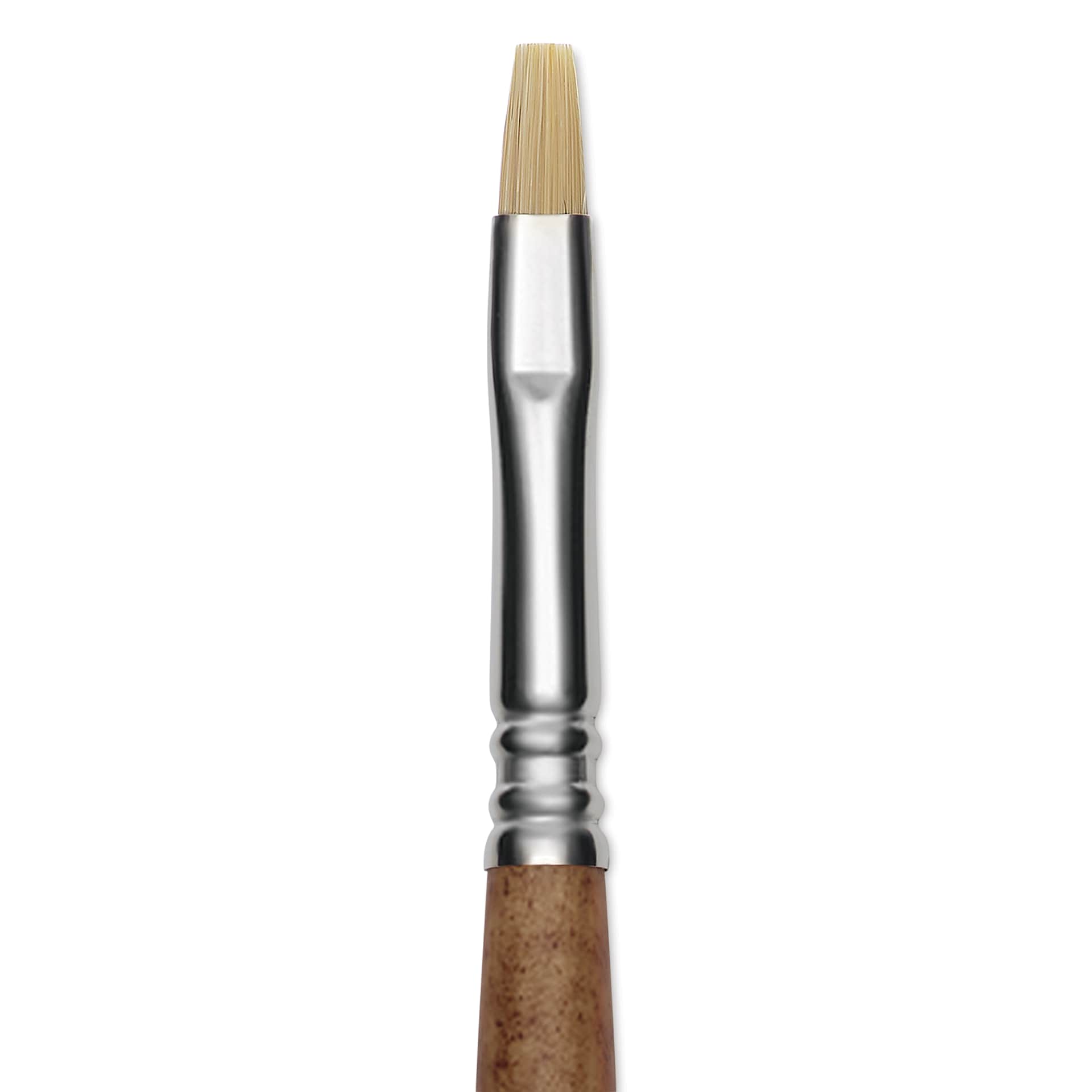 Escoda Futura Synthetic Bristle Brush - Series 5420, Bright, Size 6, Long Handle, close-up