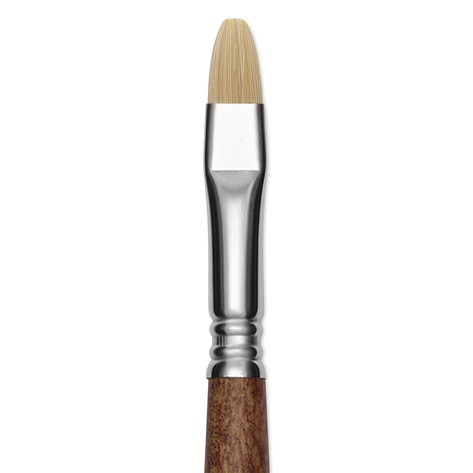 Escoda Futura Synthetic Bristle Brush - Series 5420, Bright, Size 10, Long Handle, close-up