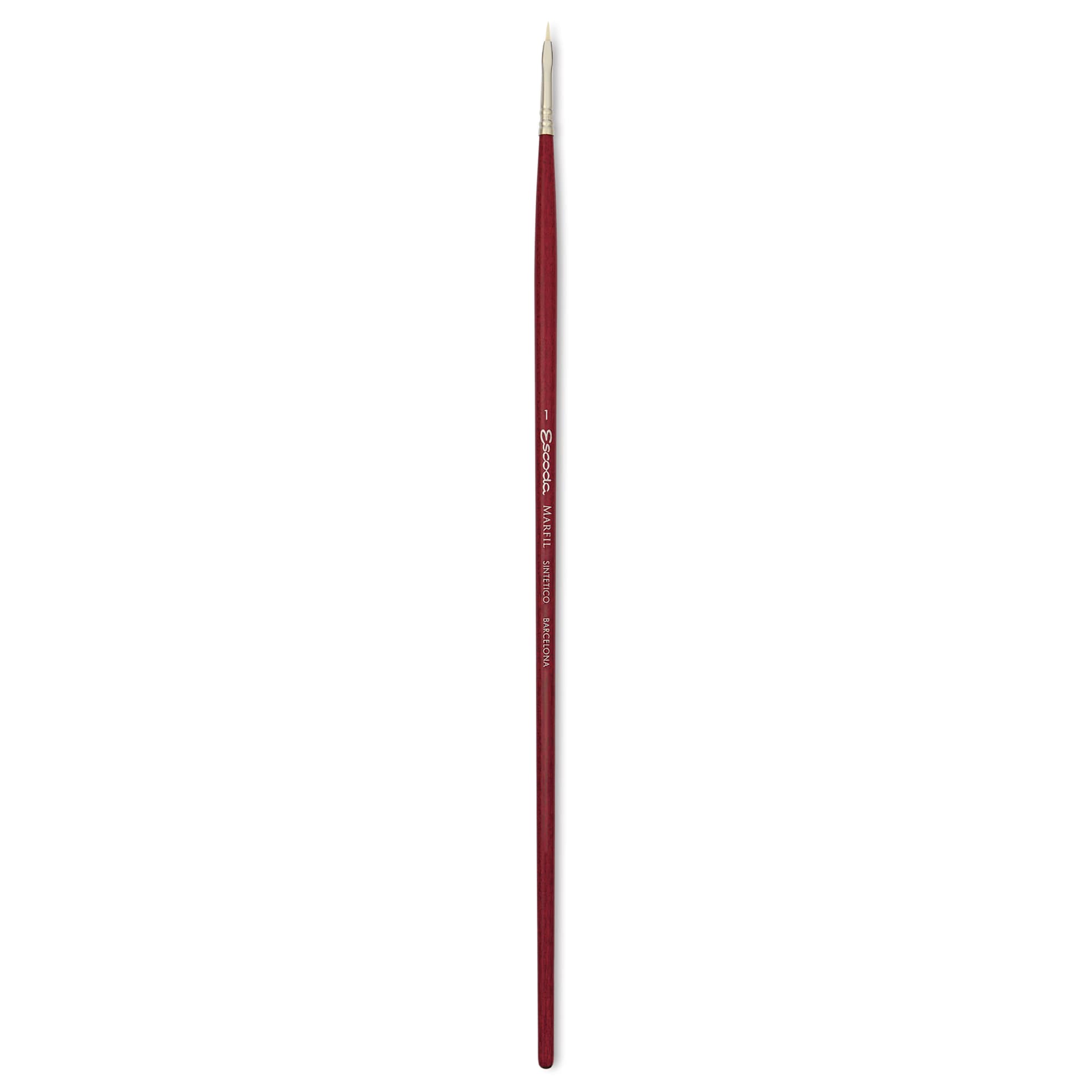 Escoda Marfil Synthetic Bristle Brushes - Series 4450 Bright, Size 1, Long Handle