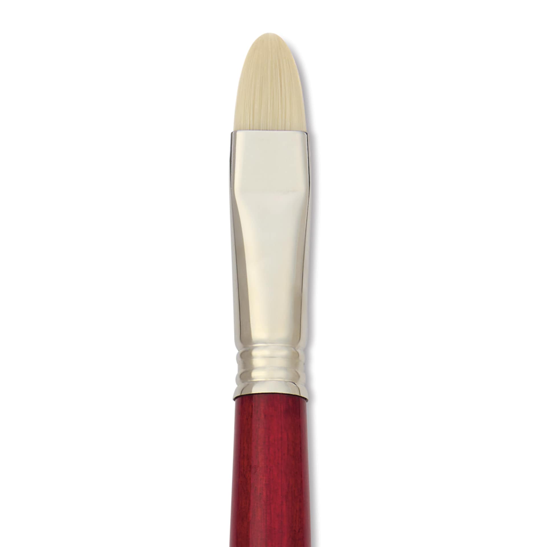 Escoda Marfil Synthetic Bristle Brushes - Series 4450 Bright, Size 16, Long Handle, close-up