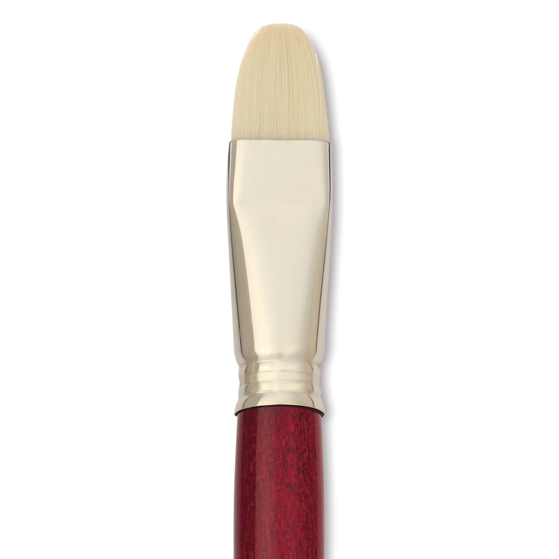 Escoda Marfil Synthetic Bristle Brushes - Series 4450 Bright, Size 20, Long Handle, close-up