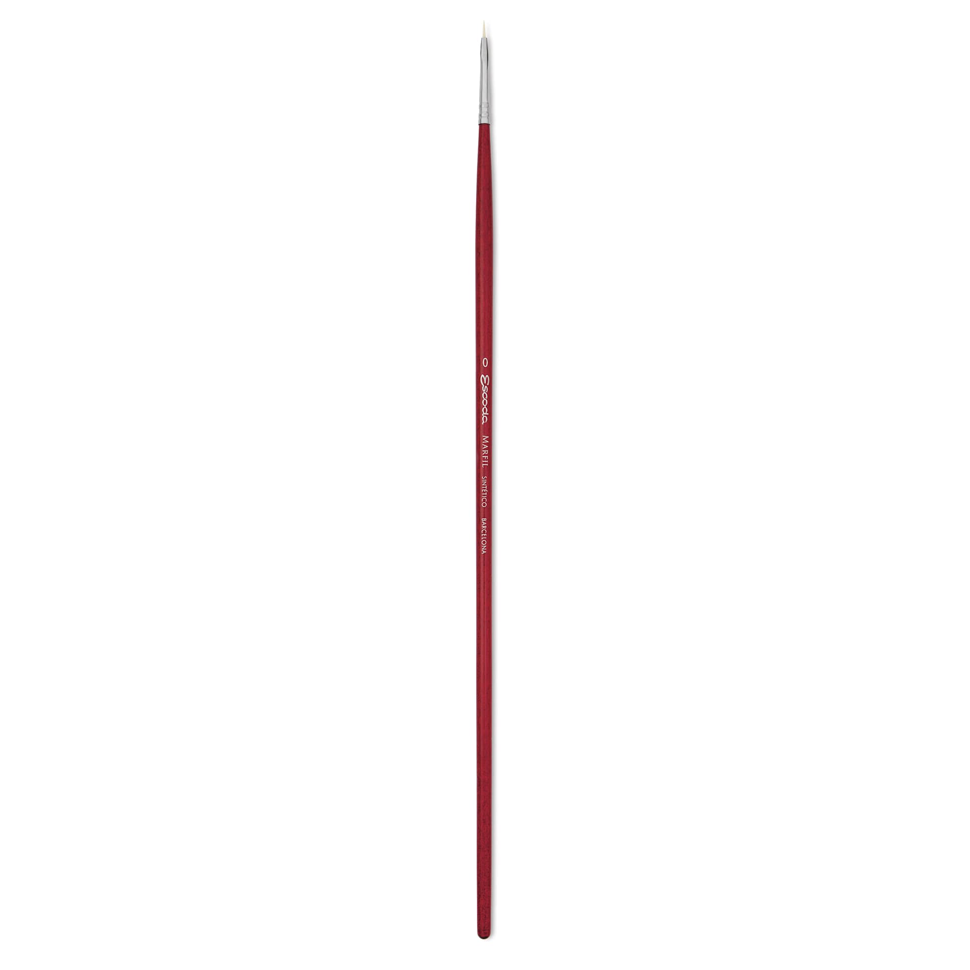 Escoda Marfil Synthetic Bristle Brushes - Series 4460 Filbert, Size 0, Long Handle