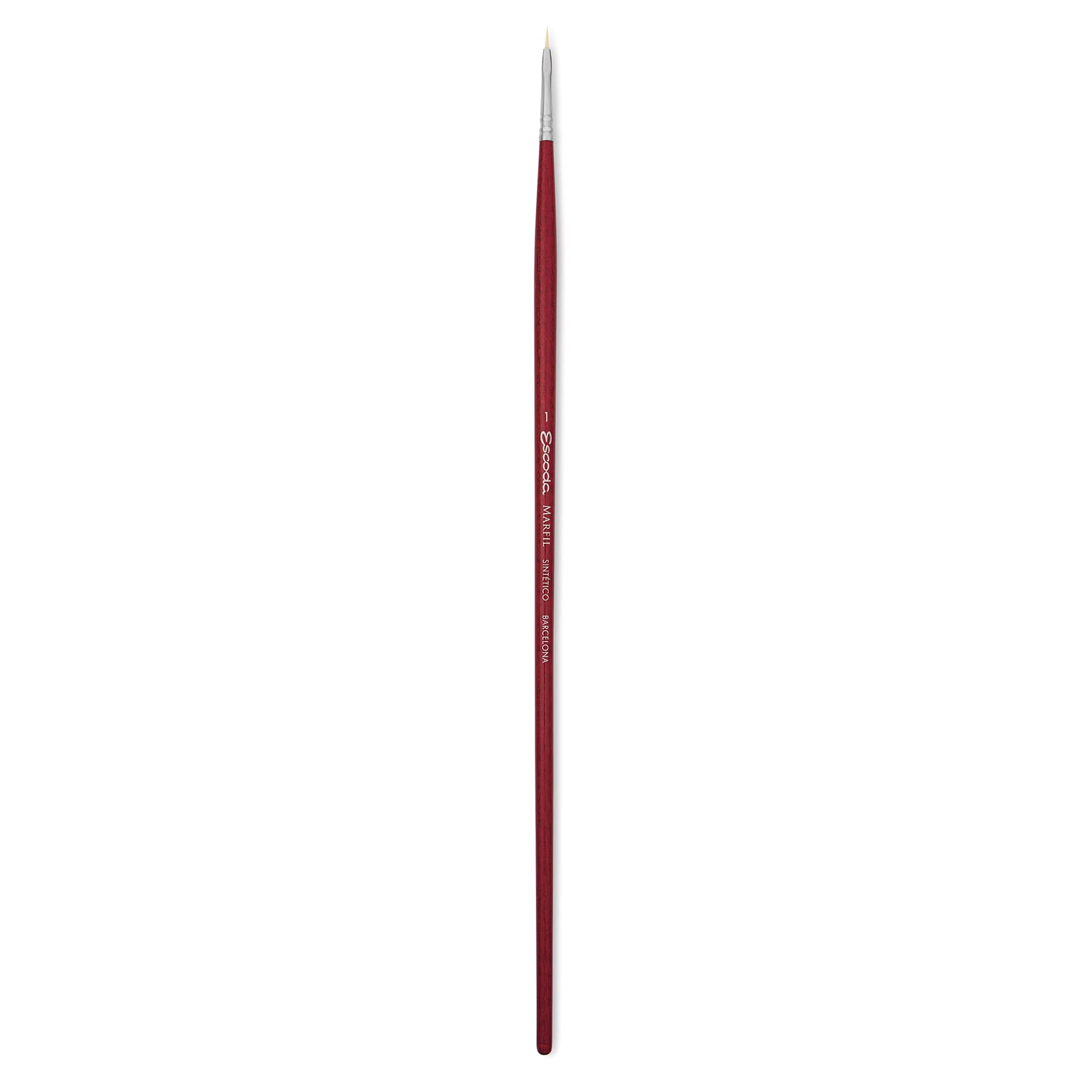 Escoda Marfil Synthetic Bristle Brushes - Series 4460 Filbert, Size 1, Long Handle