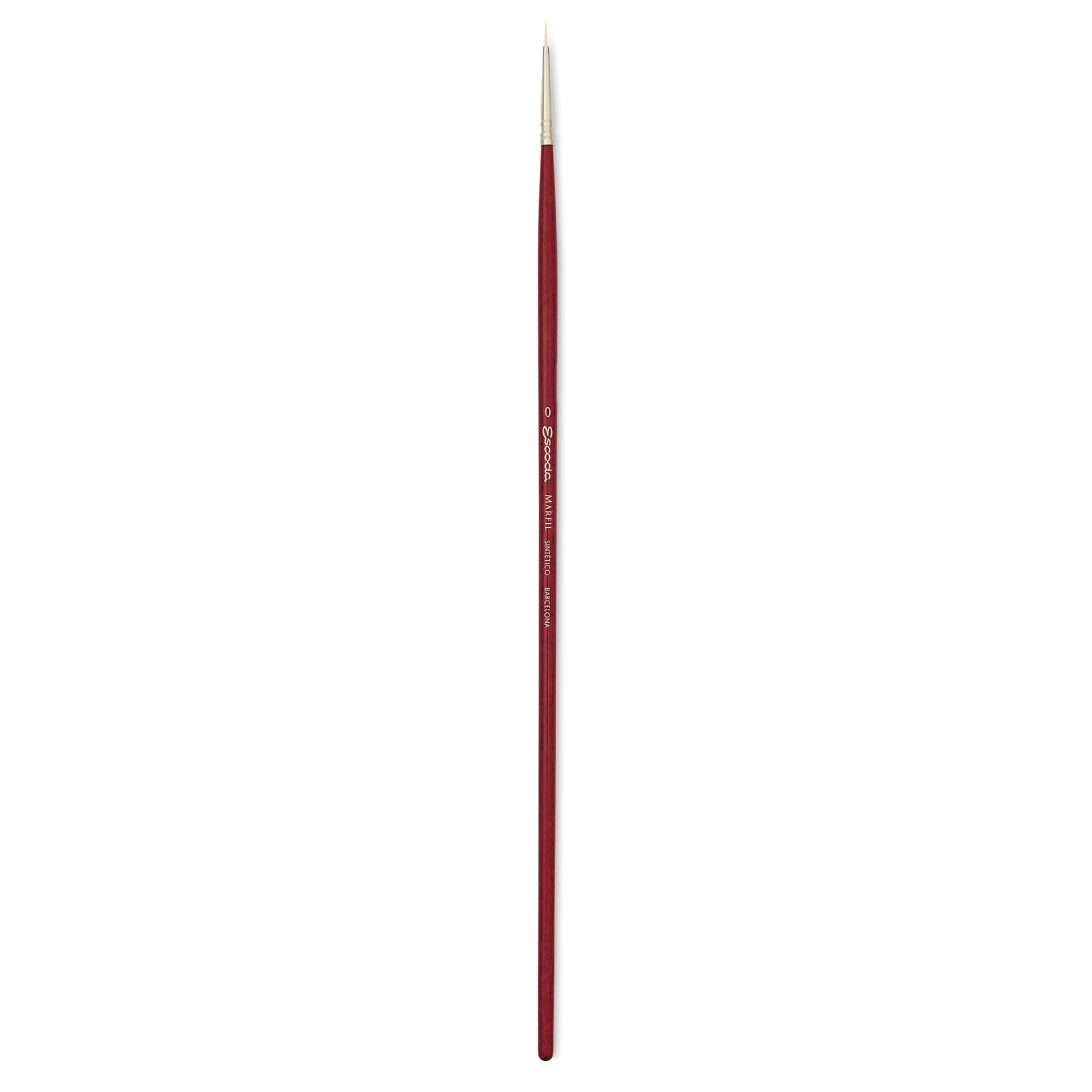 Escoda Marfil Synthetic Bristle Brushes - Series 4475 Round, Size 0, Long Handle