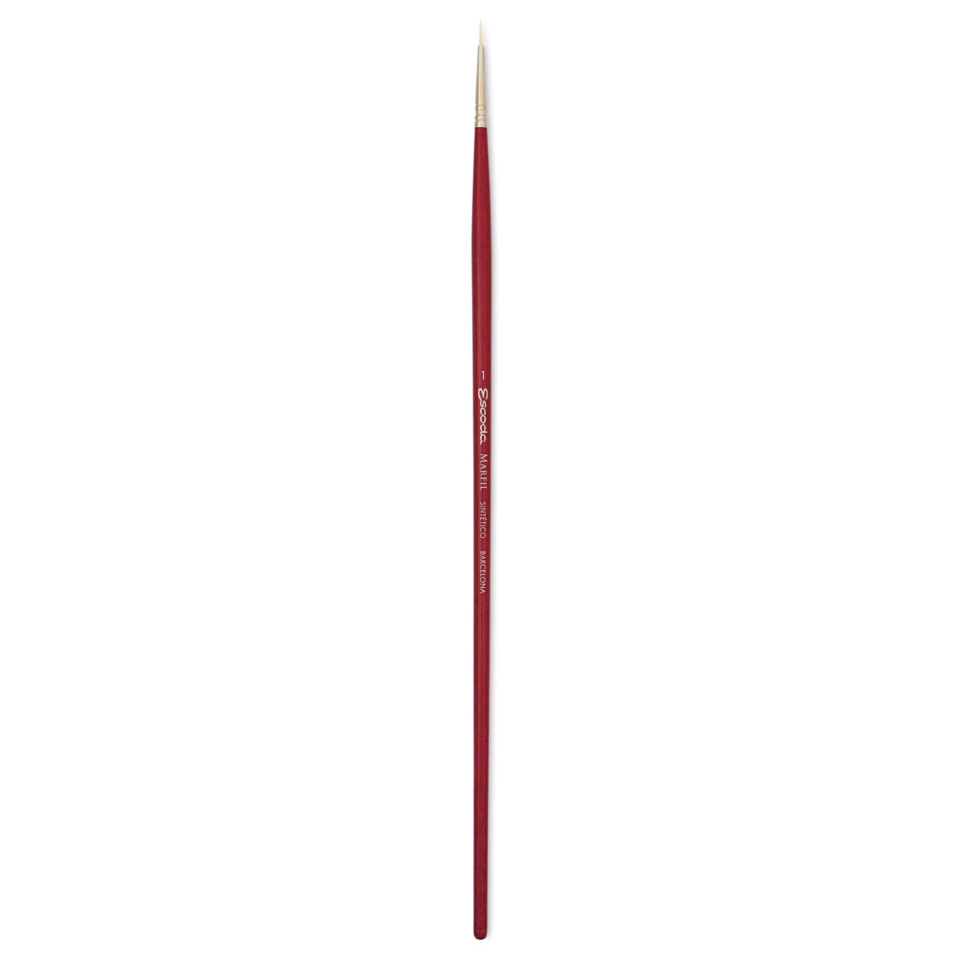 Escoda Marfil Synthetic Bristle Brushes - Series 4475 Round, Size 1, Long Handle