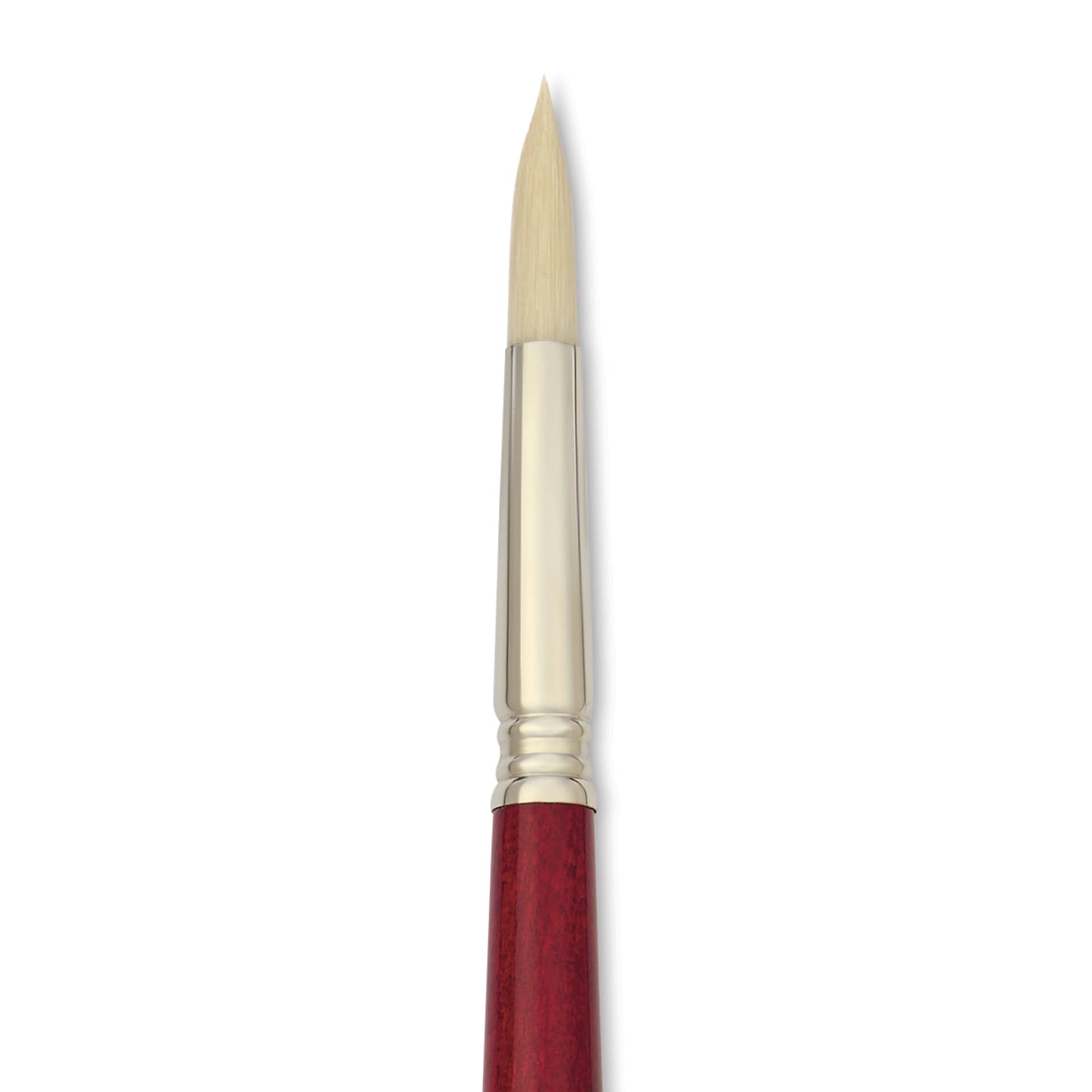 Escoda Marfil Synthetic Bristle Brushes - Series 4475 Round, Size 12, Long Handle, close-up