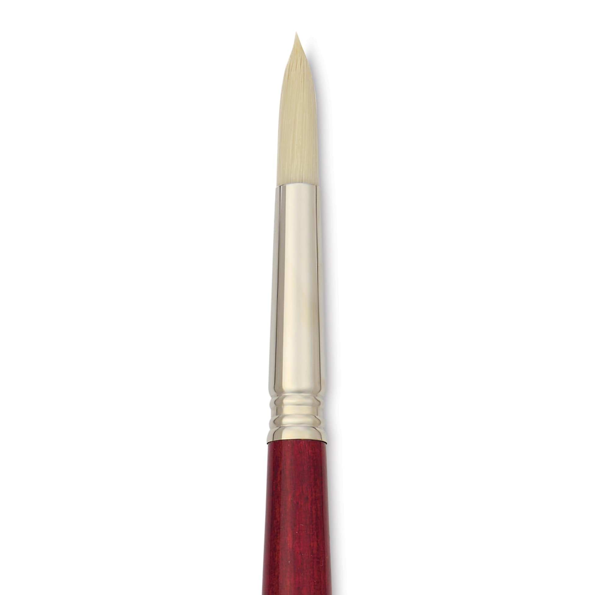 Escoda Marfil Synthetic Bristle Brushes - Series 4475 Round, Size 14, Long Handle, close-up
