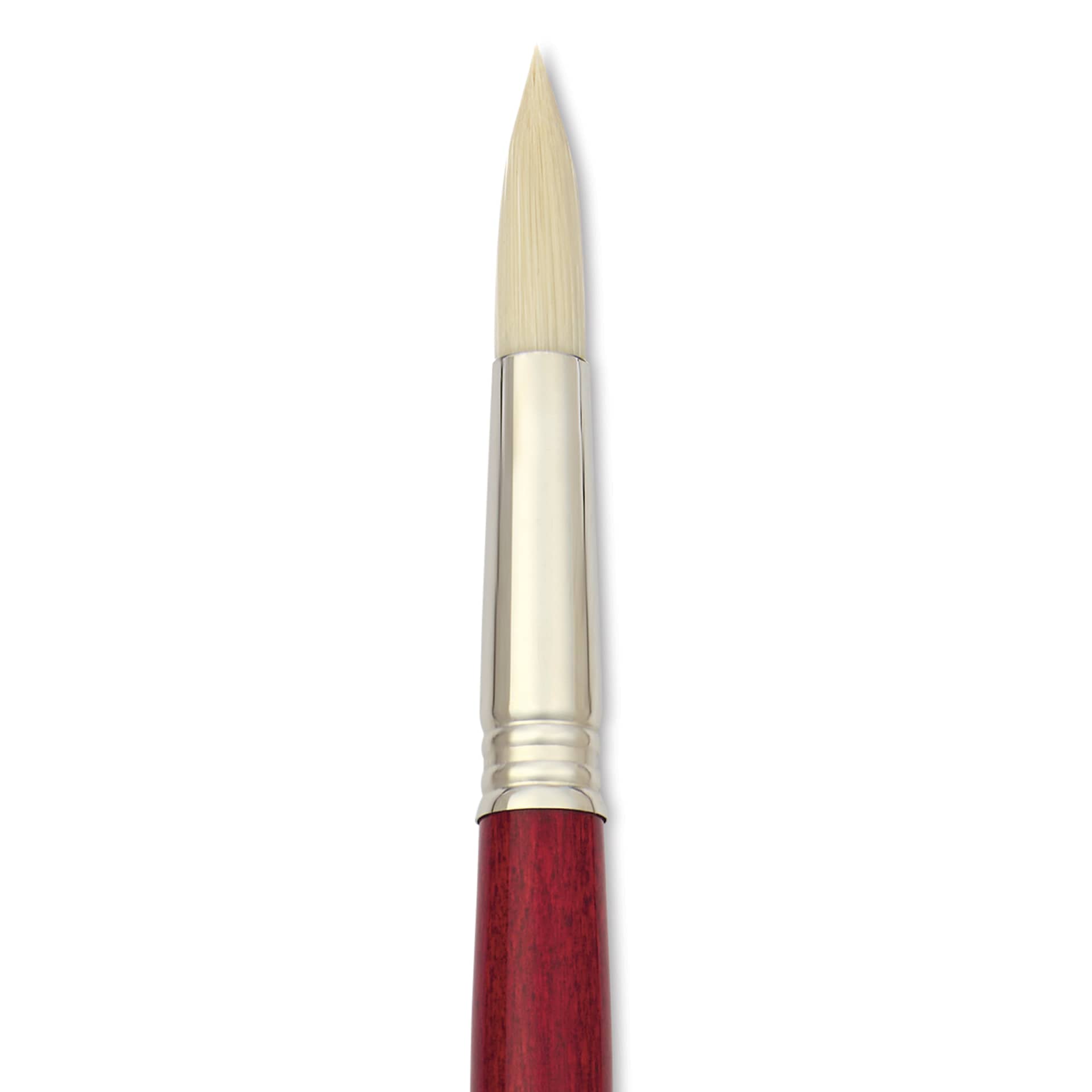 Escoda Marfil Synthetic Bristle Brushes - Series 4475 Round, Size 16, Long Handle, close-up