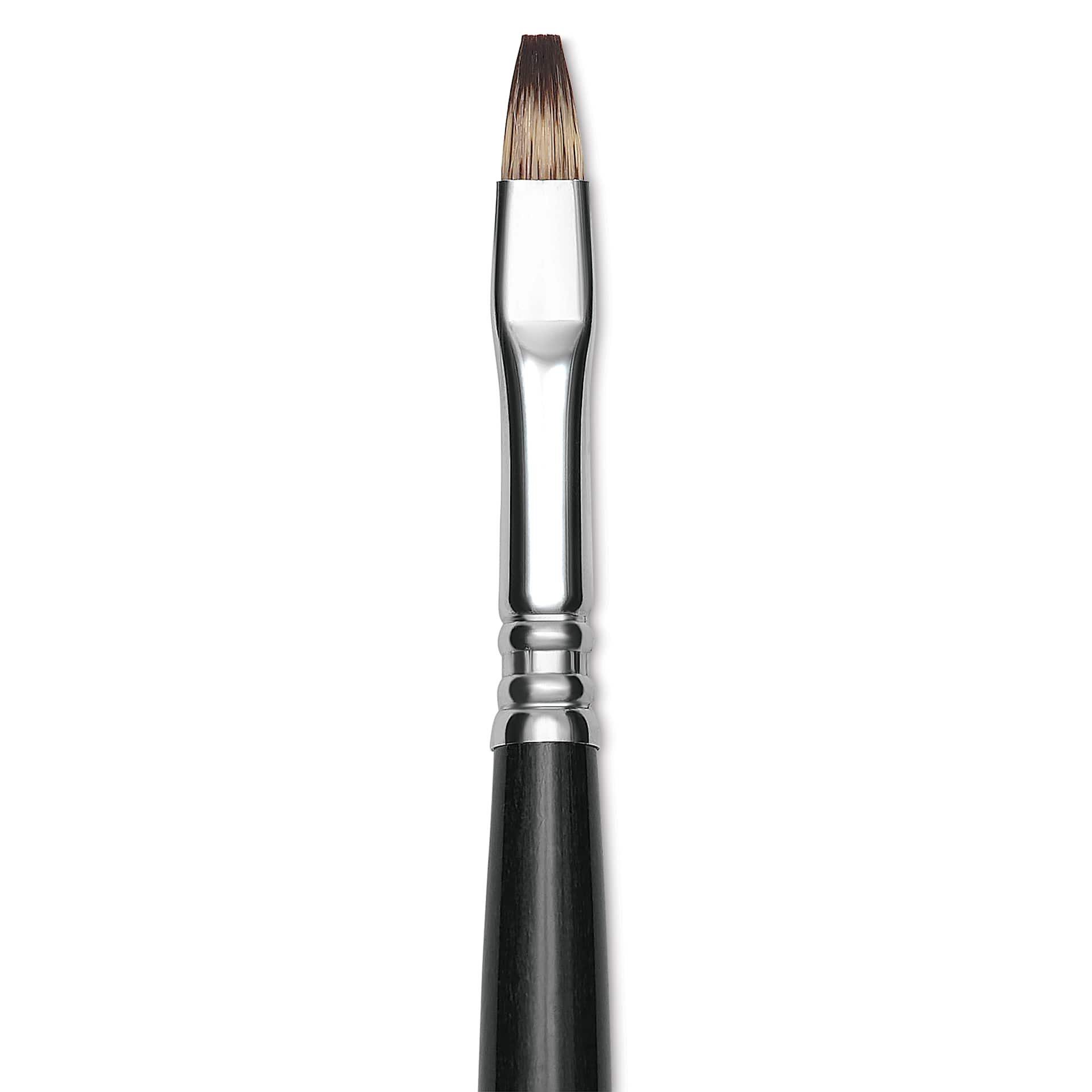 Escoda Vintage Synthetic Brush - Bright, Long  Handle, Size 6