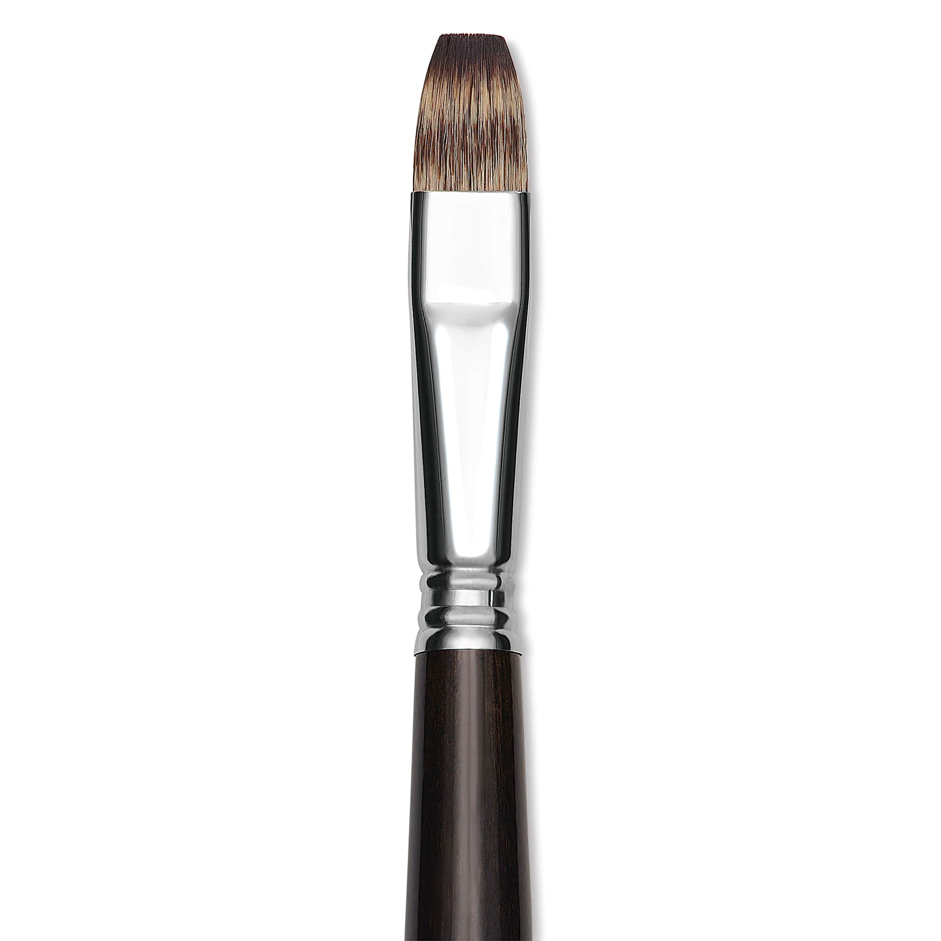 Escoda Vintage Synthetic Brush - Bright, Long  Handle, Size 14