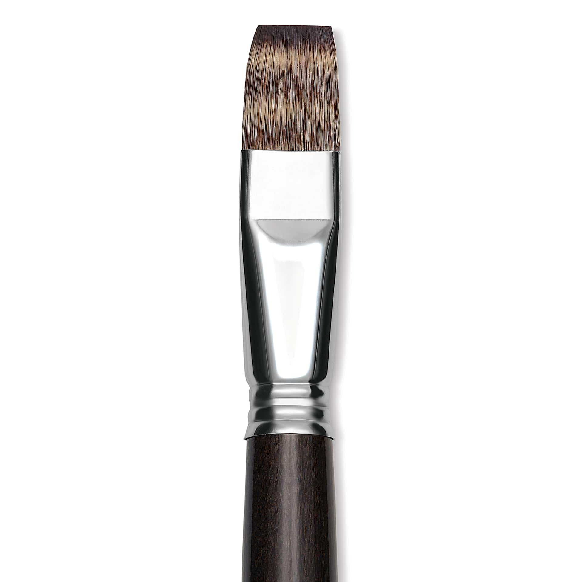 Escoda Vintage Synthetic Brush - Bright, Long  Handle, Size 18