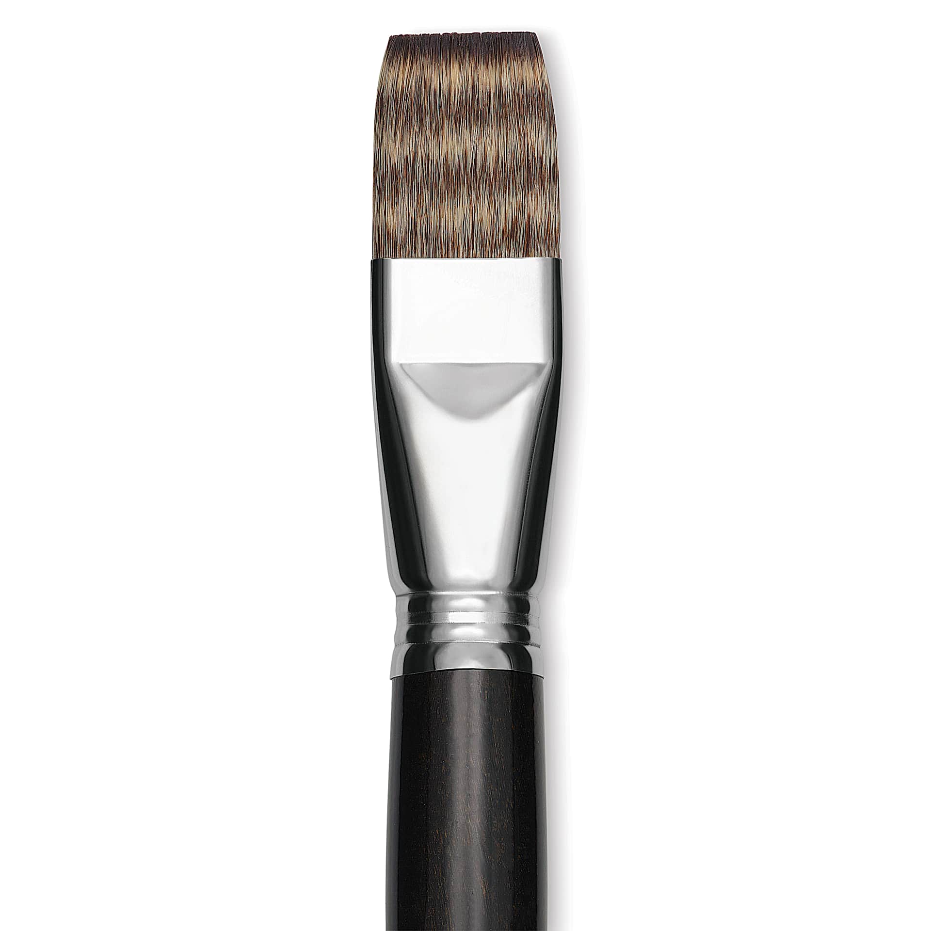 Escoda Vintage Synthetic Brush - Bright, Long  Handle, Size 24