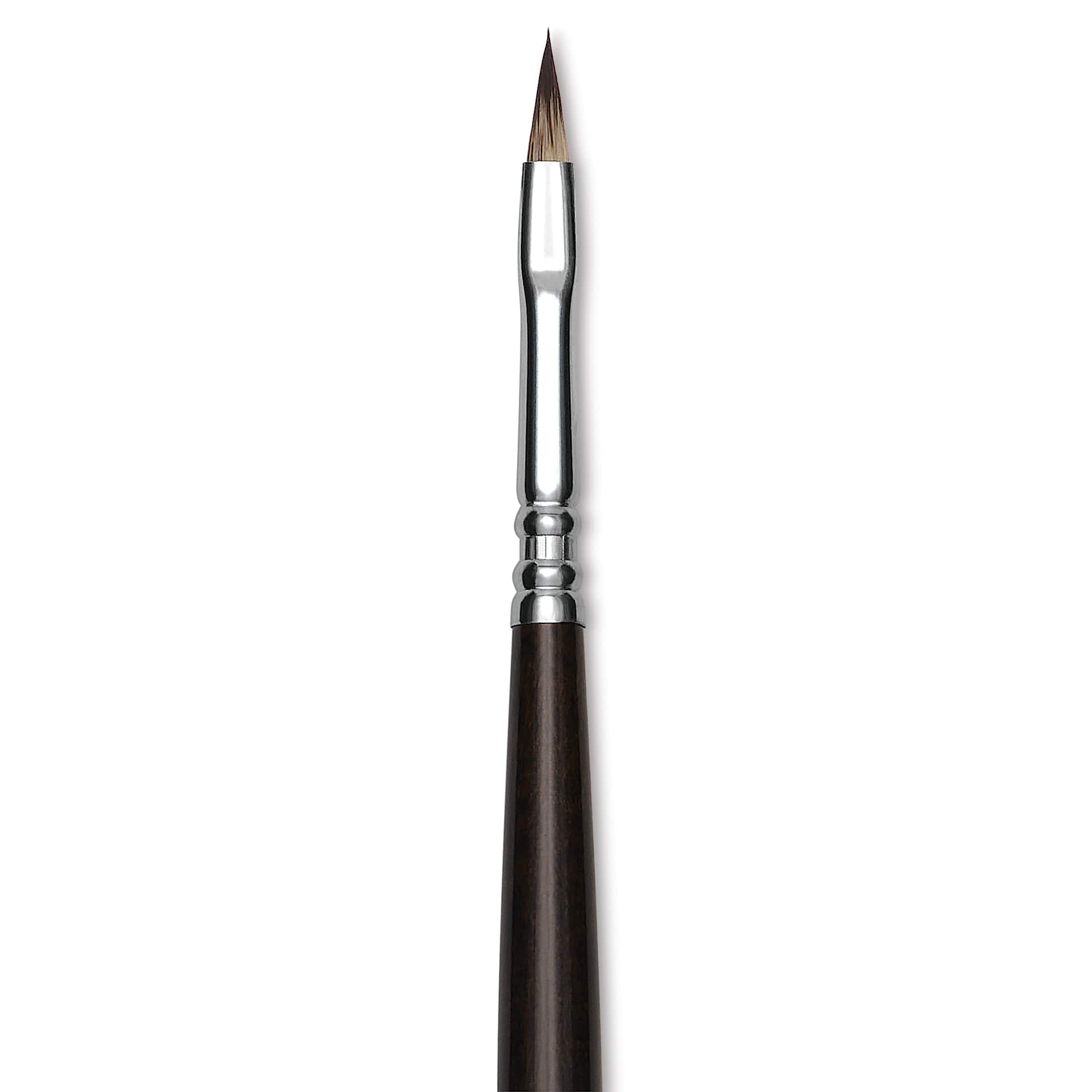 Escoda Vintage Synthetic Brush - Filbert, Long  Handle, Size 2