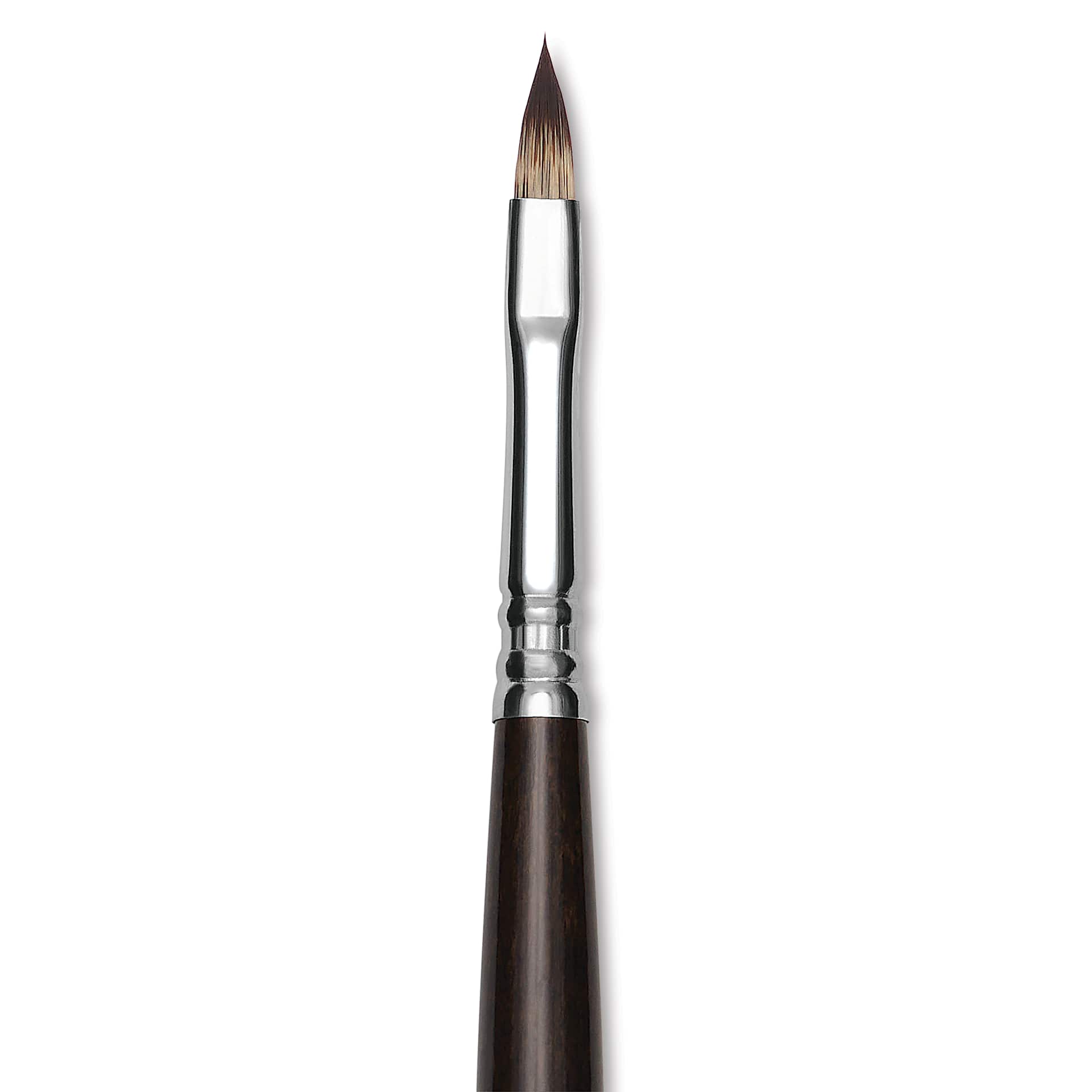 Escoda Vintage Synthetic Brush - Filbert, Long  Handle, Size 4