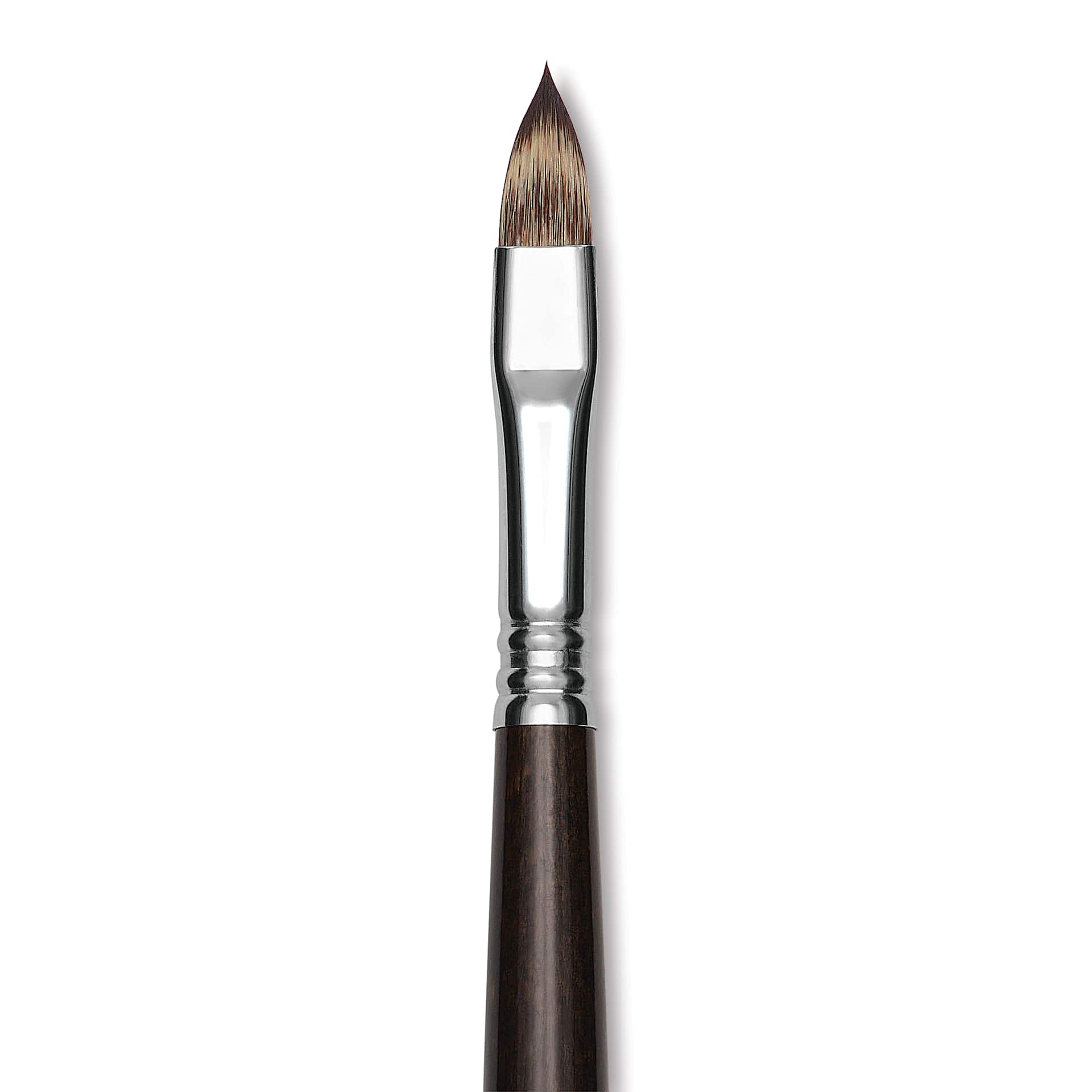 Escoda Vintage Synthetic Brush - Filbert, Long  Handle, Size 10