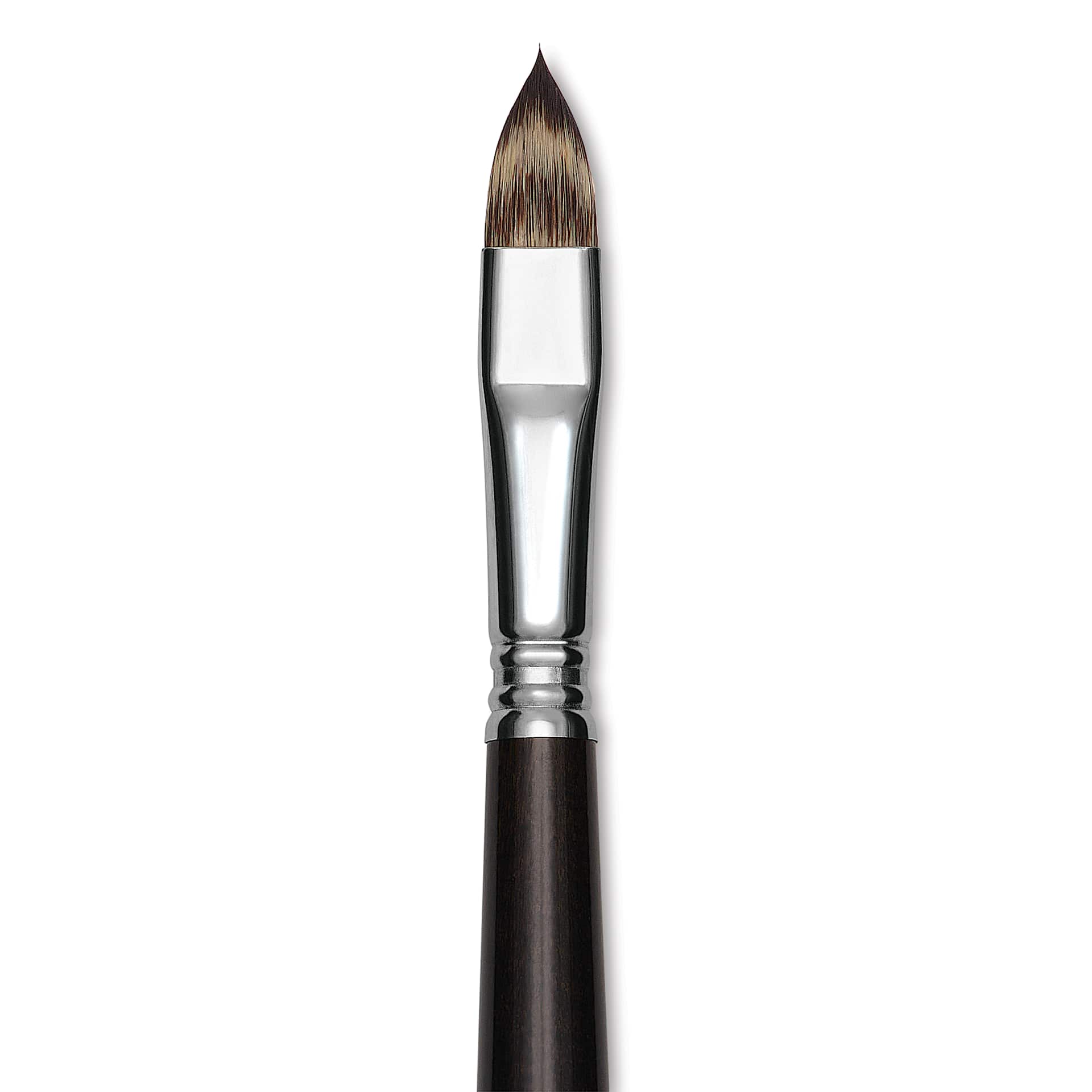Escoda Vintage Synthetic Brush - Filbert, Long  Handle, Size 12