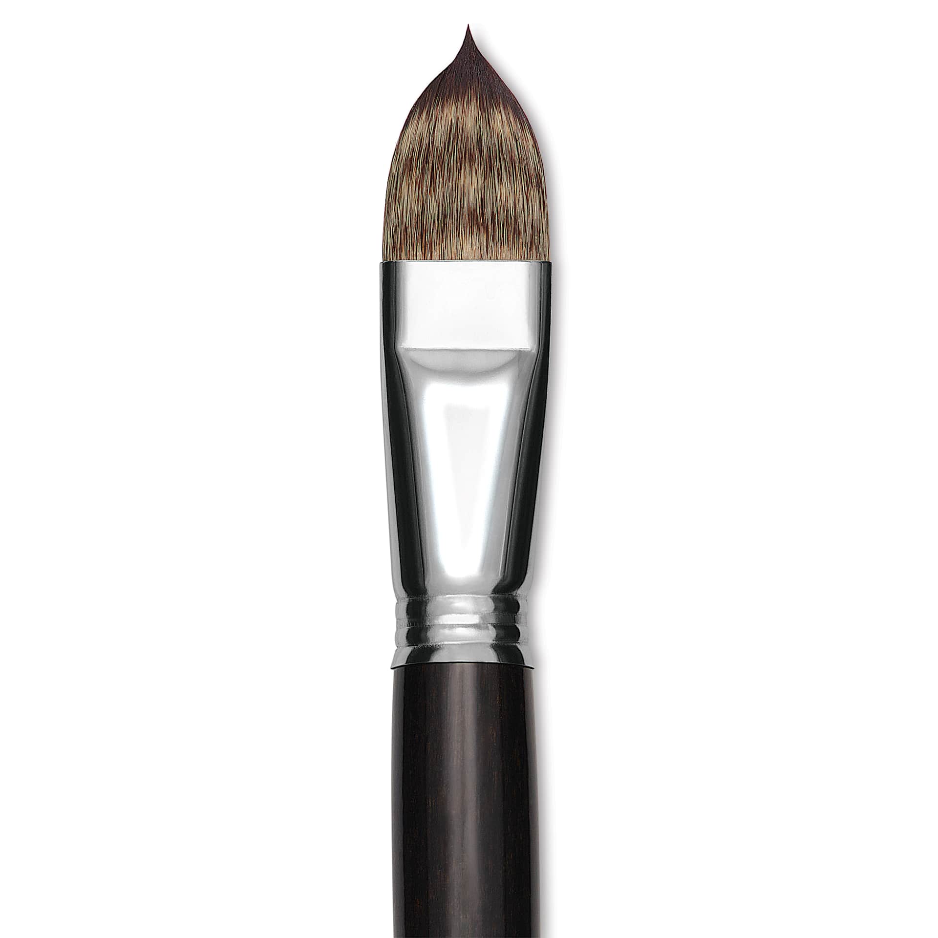 Escoda Vintage Synthetic Brush - Filbert, Long  Handle, Size 22