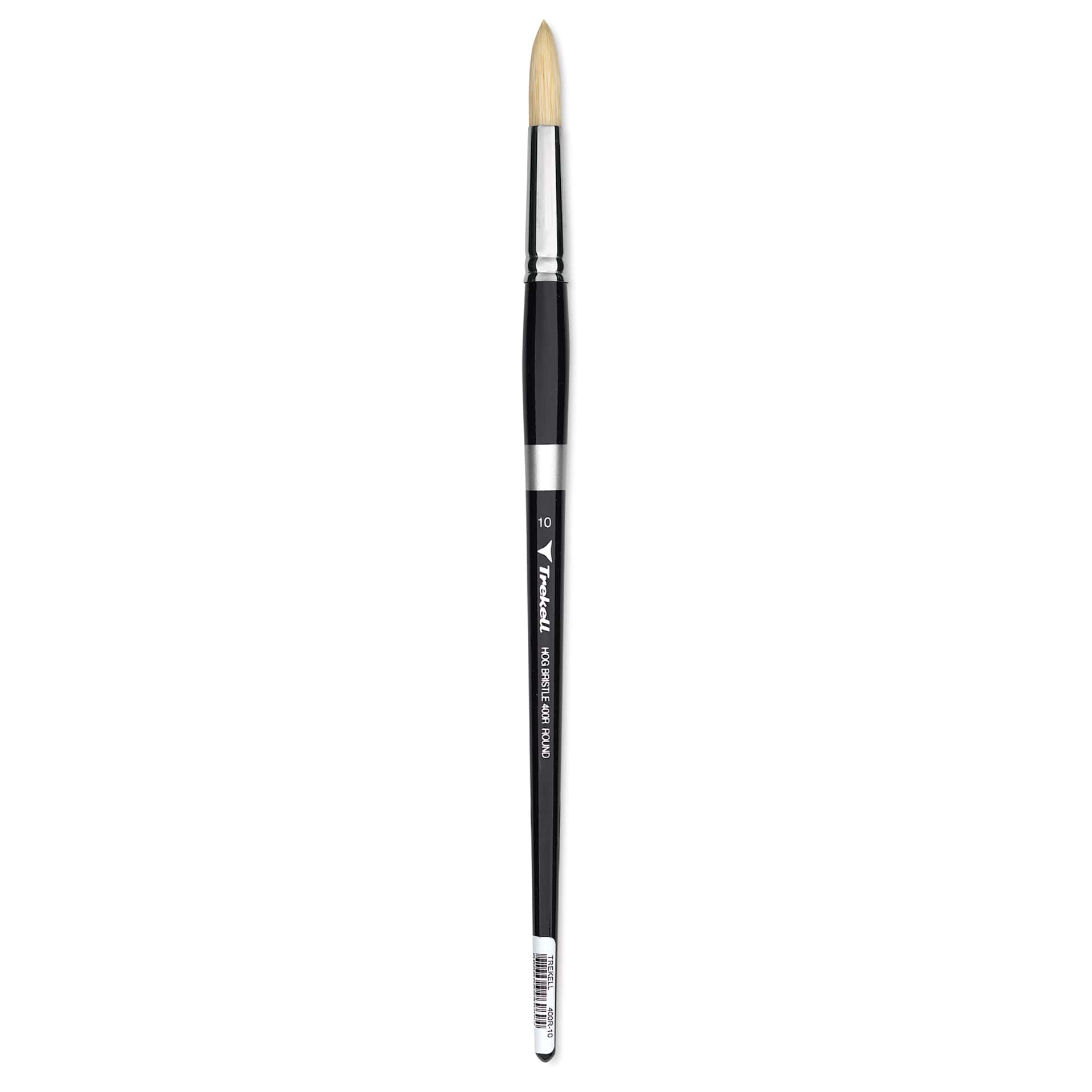 Trekell Hog Bristle Brush - Round, Long Handle, Size 10