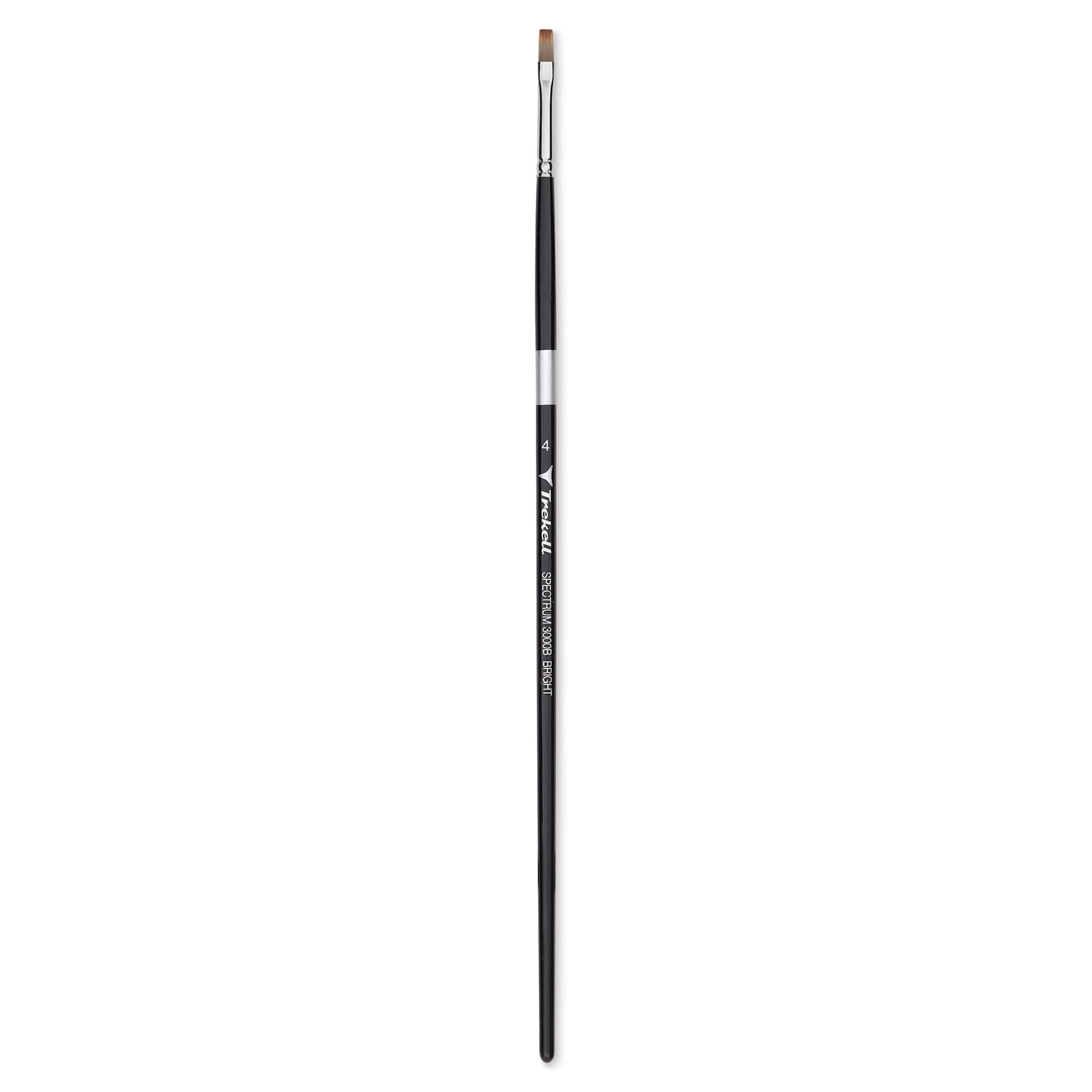 Trekell Spectrum Brush - Bright, Long Handle, Size 4