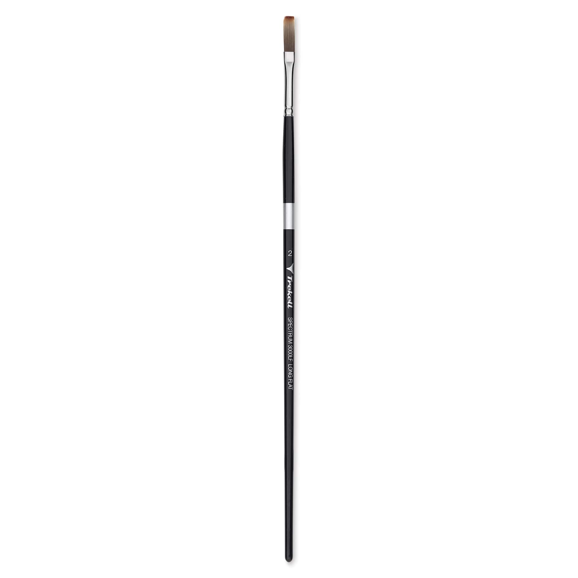 Trekell Spectrum Brush - Long Flat, Long Handle, Size 2