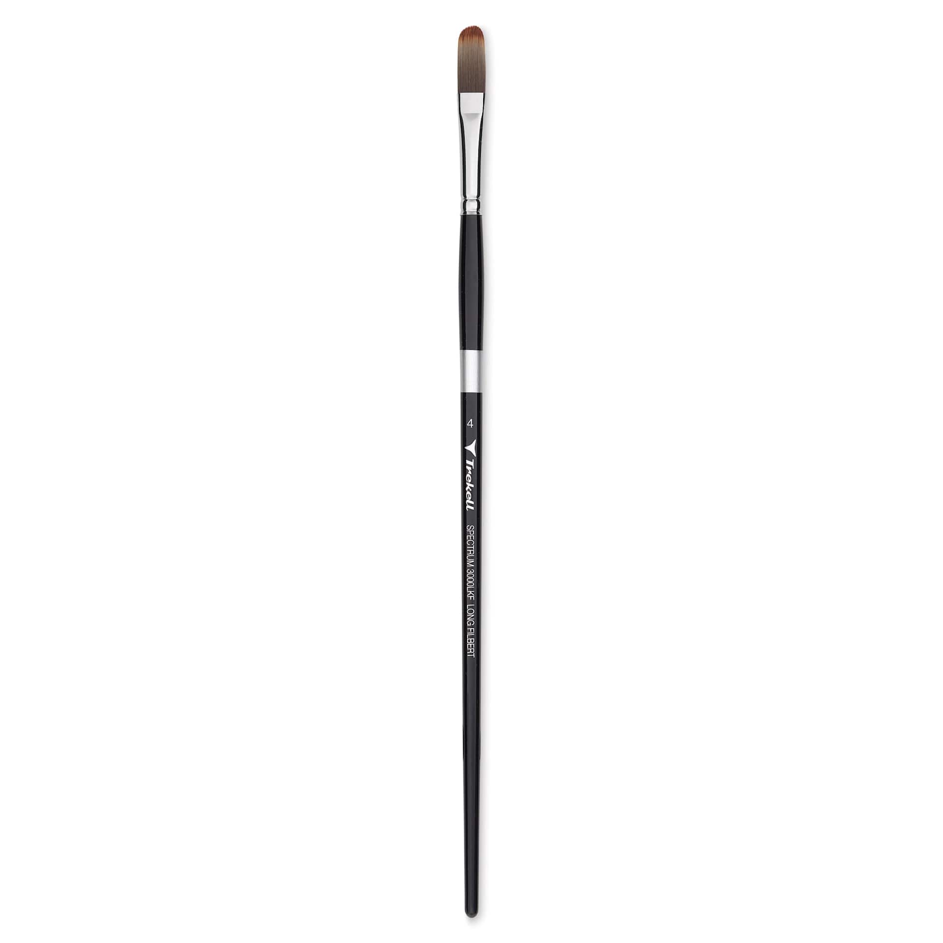 Trekell Spectrum Brush - Long Filbert, Long Handle, Size 4
