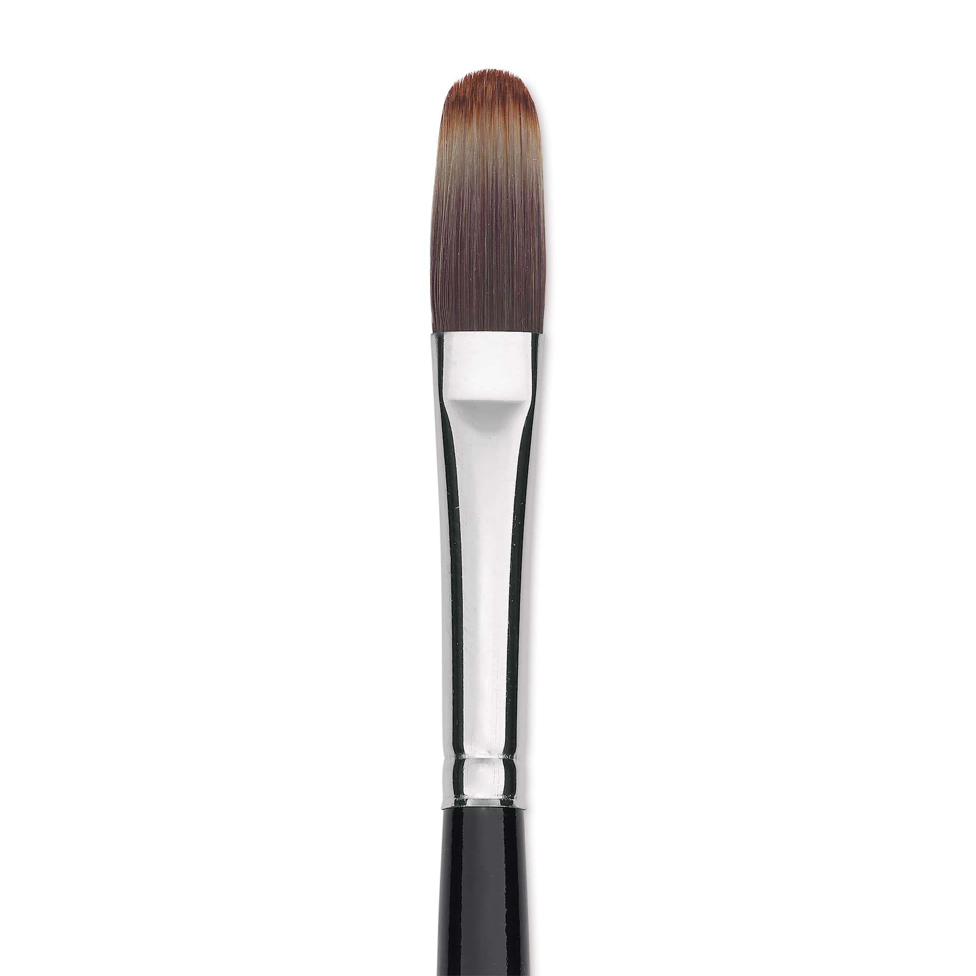 Trekell Spectrum Brush - Long Filbert, Long Handle, Size 6, close up