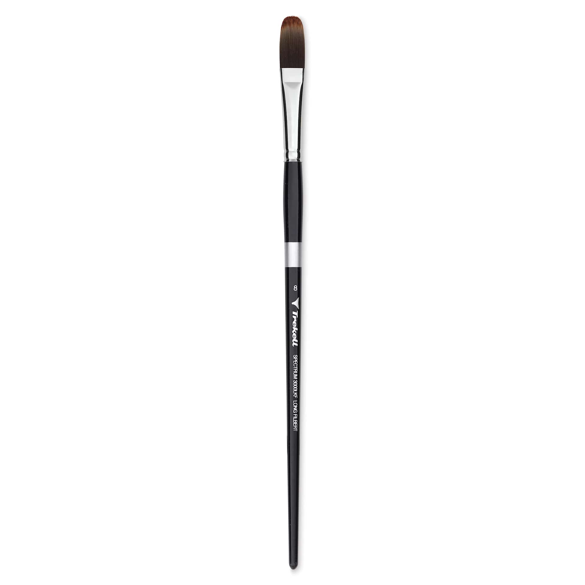Trekell Spectrum Brush - Long Filbert, Long Handle, Size 8