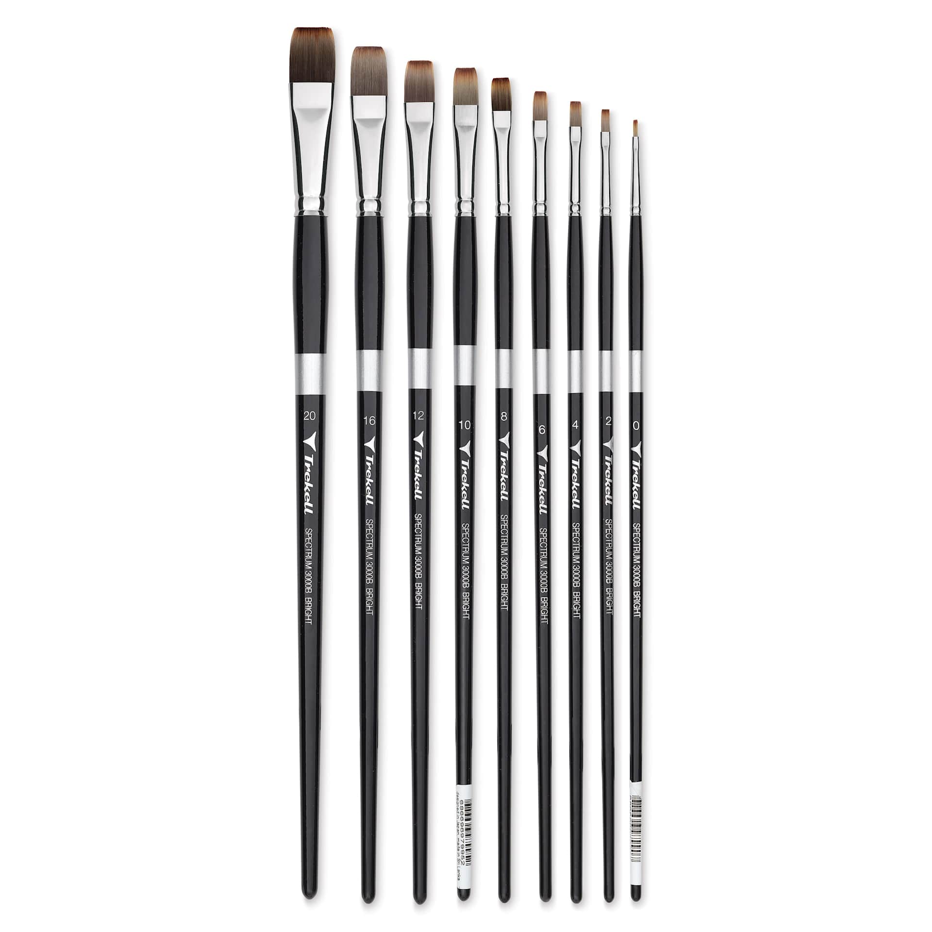 Trekell Spectrum Brushes - Brights in available sizes