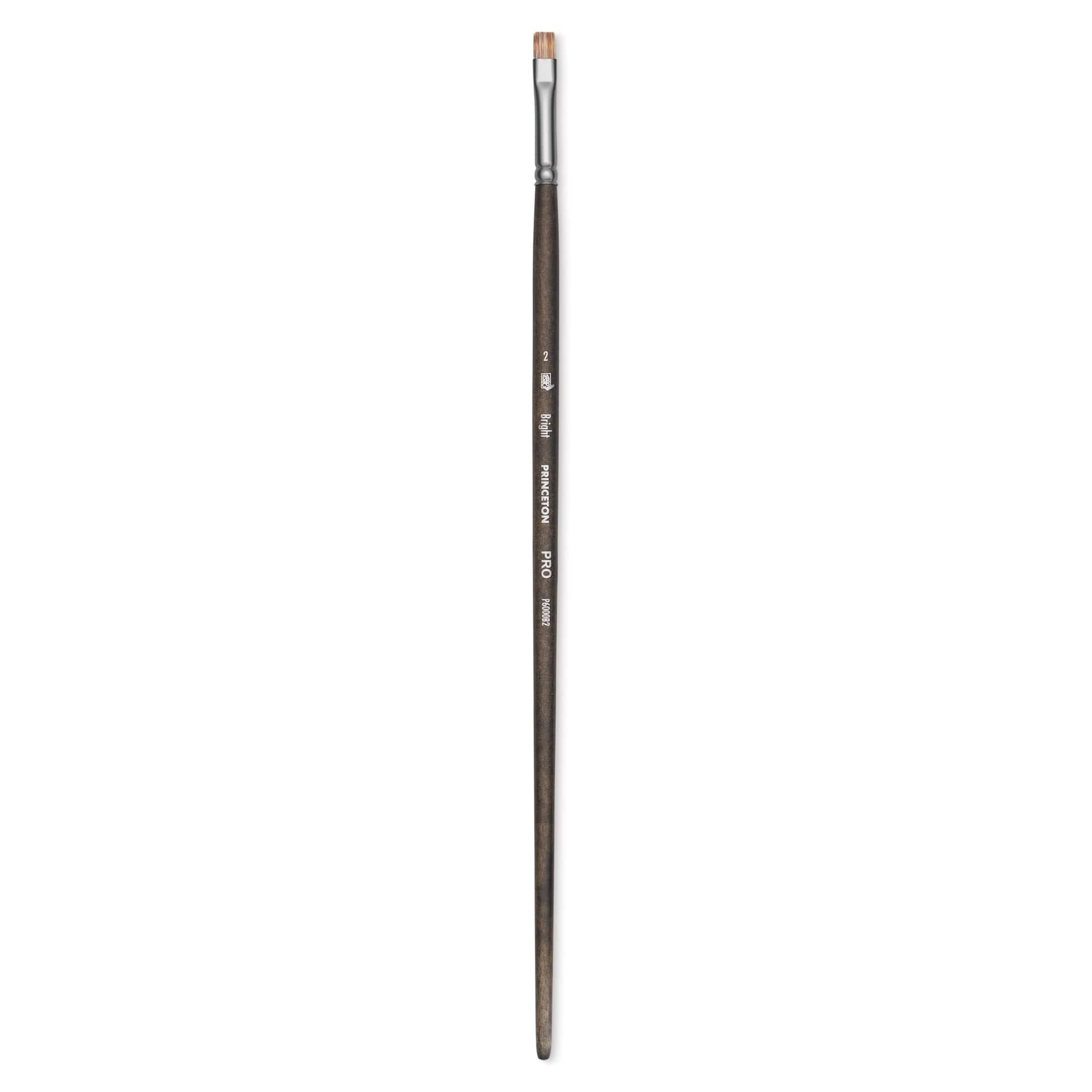 Princeton Pro Series 6000 Brush - Bright, Long Handle, Size 2