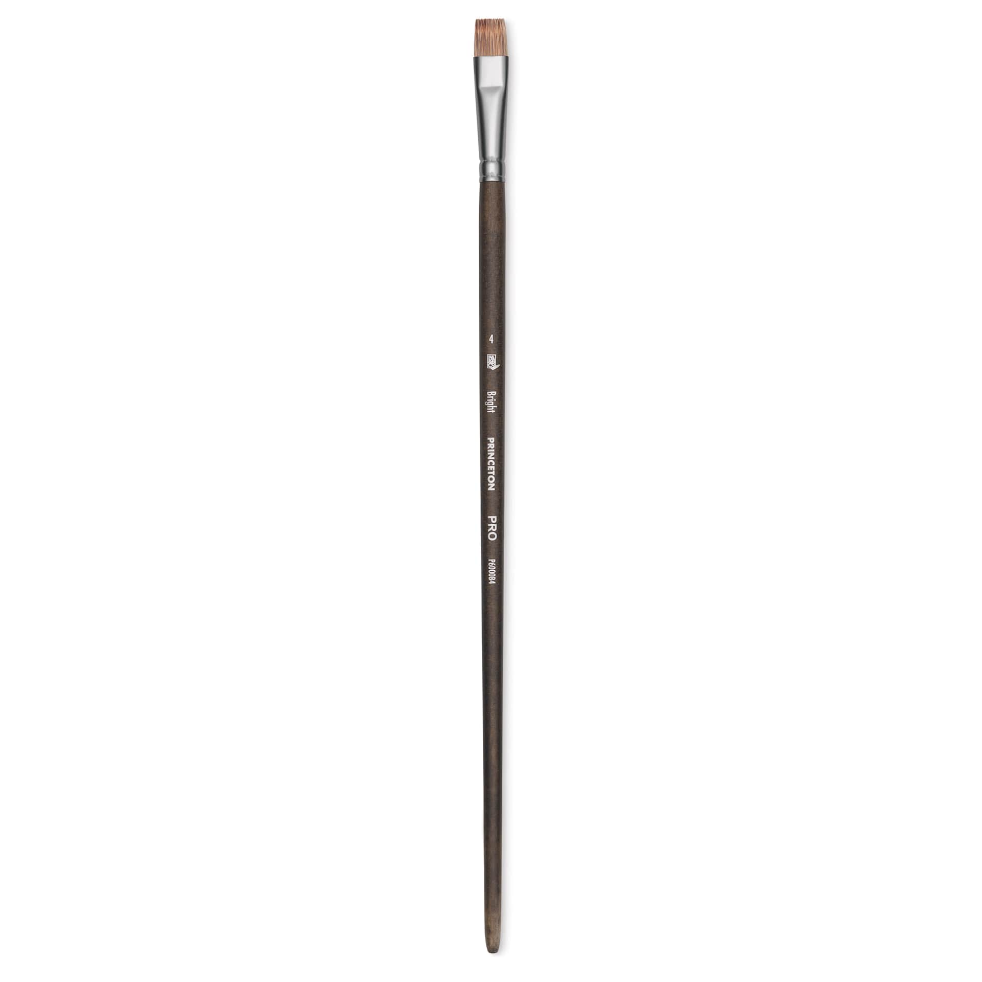 Princeton Pro Series 6000 Brush - Bright, Long Handle, Size 4