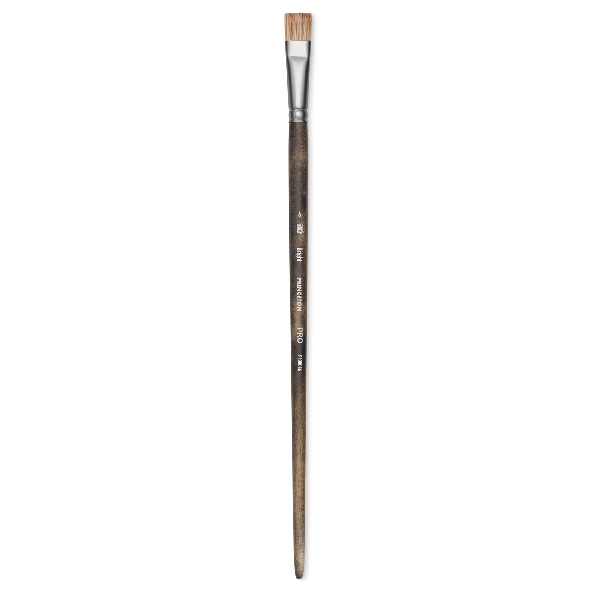 Princeton Pro Series 6000 Brush - Bright, Long Handle, Size 6